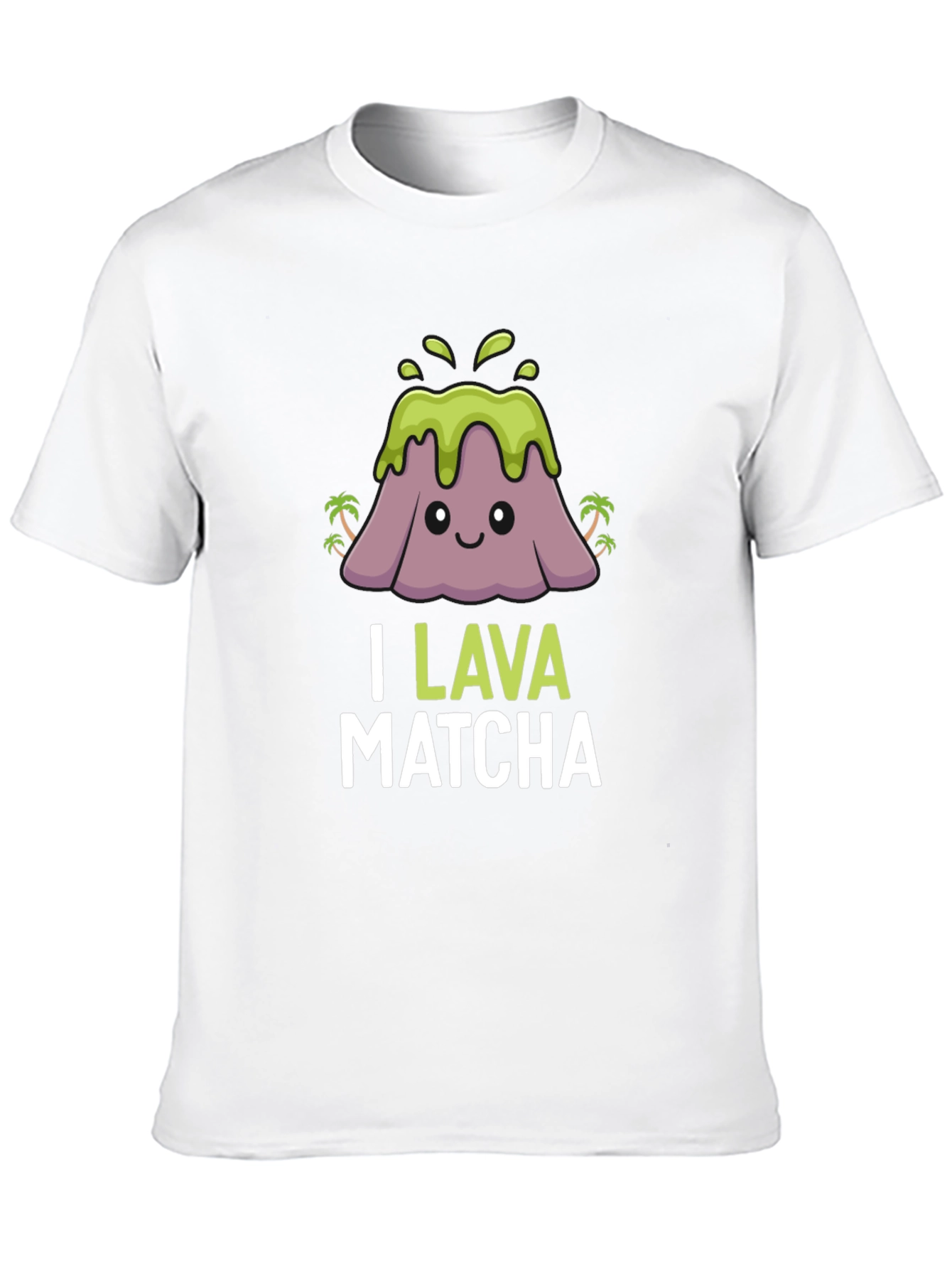 Black I Lava Matcha T-Shirt - Cute Kawaii Volcano Tee view 10