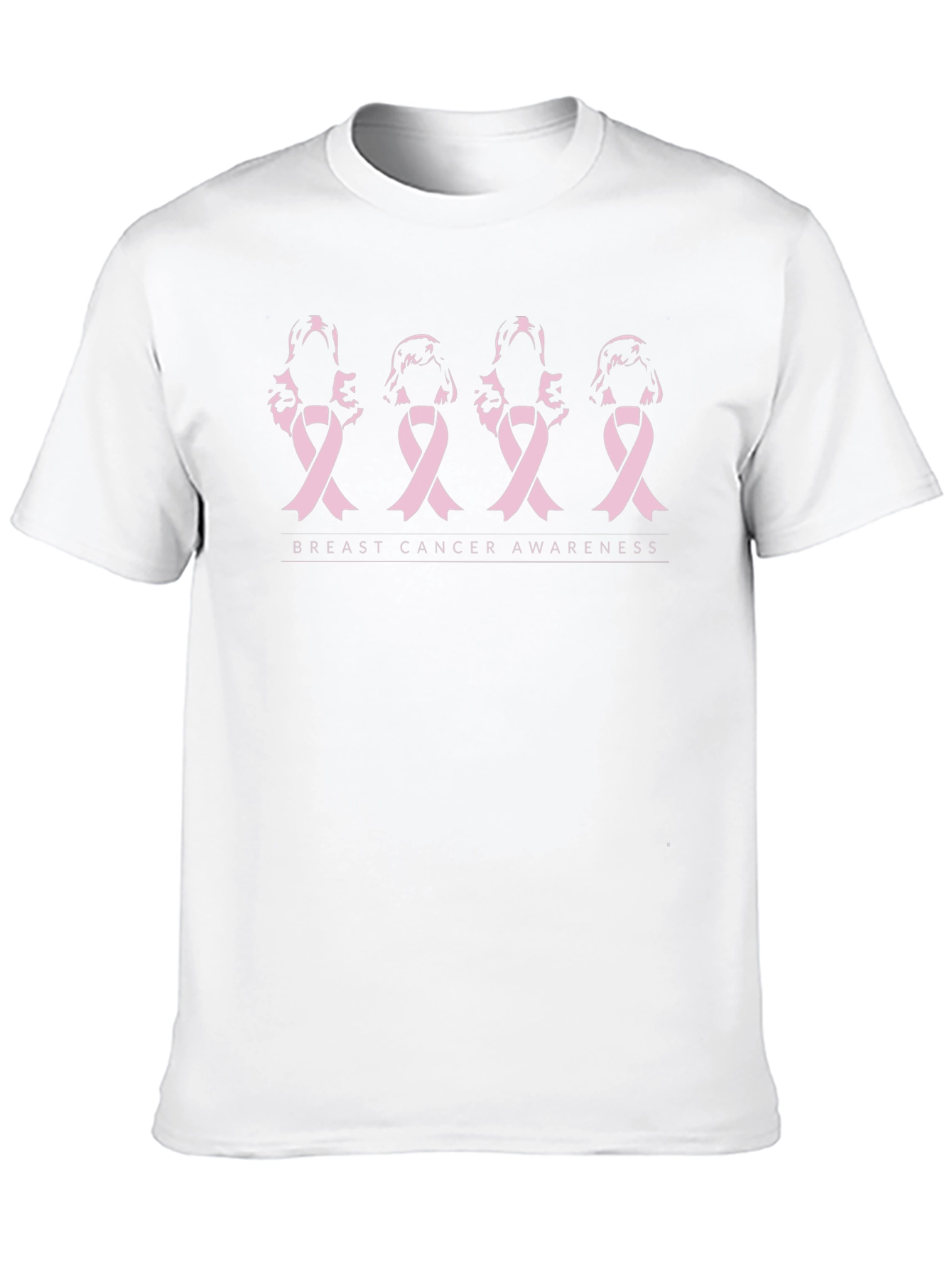 Black Breast Cancer Awareness Graphic Tee view 10