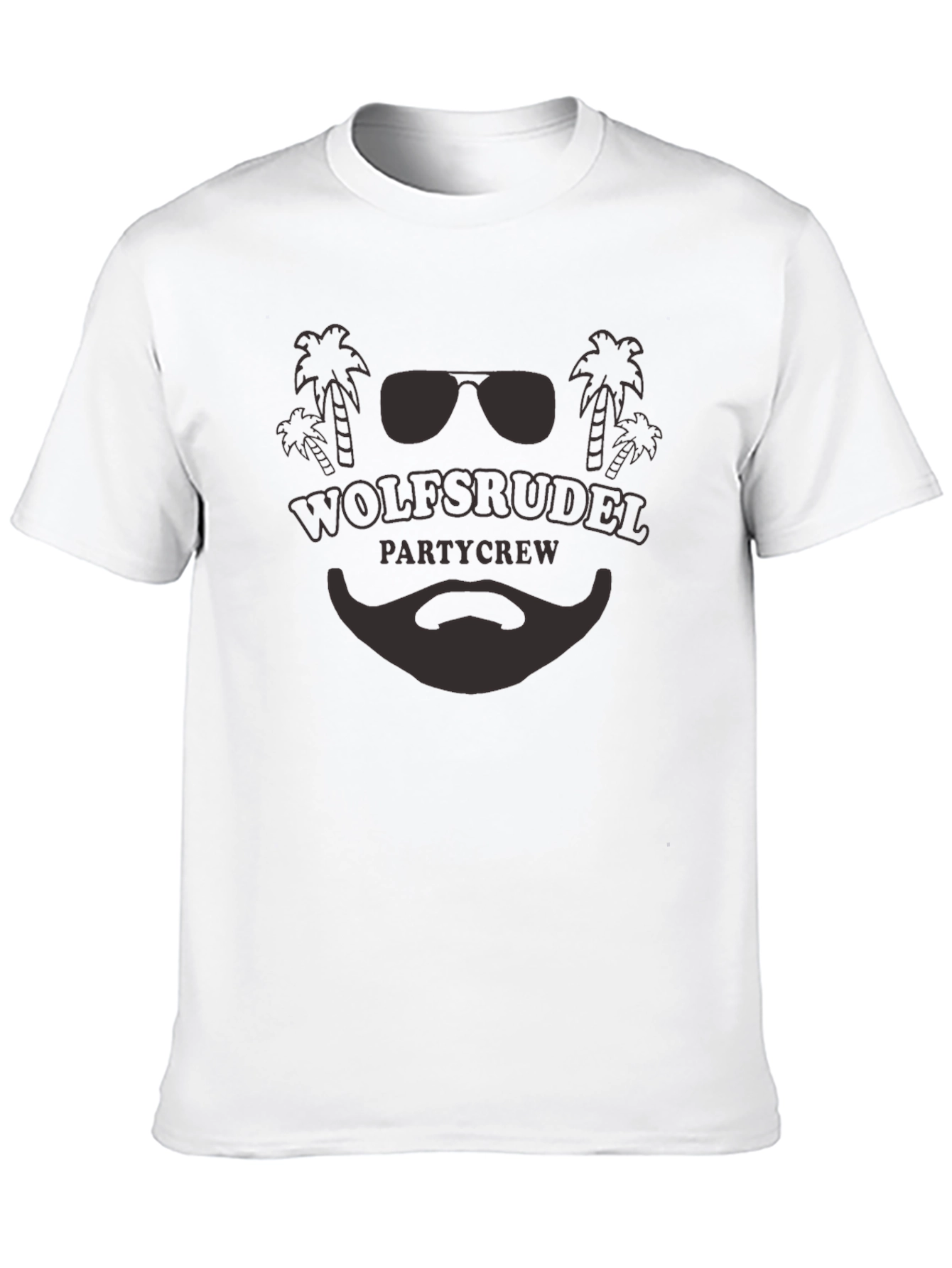 Black Wolfsrudel Party Crew Black T-Shirt view 10