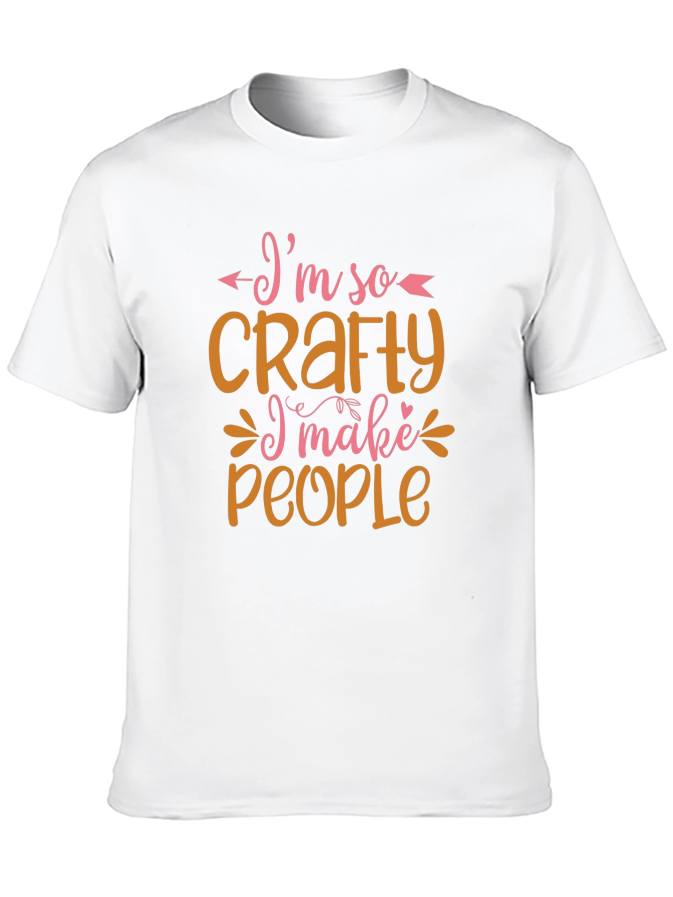 Black I'm So Crafty T-Shirt - Funny DIY Hobby Tee view 10