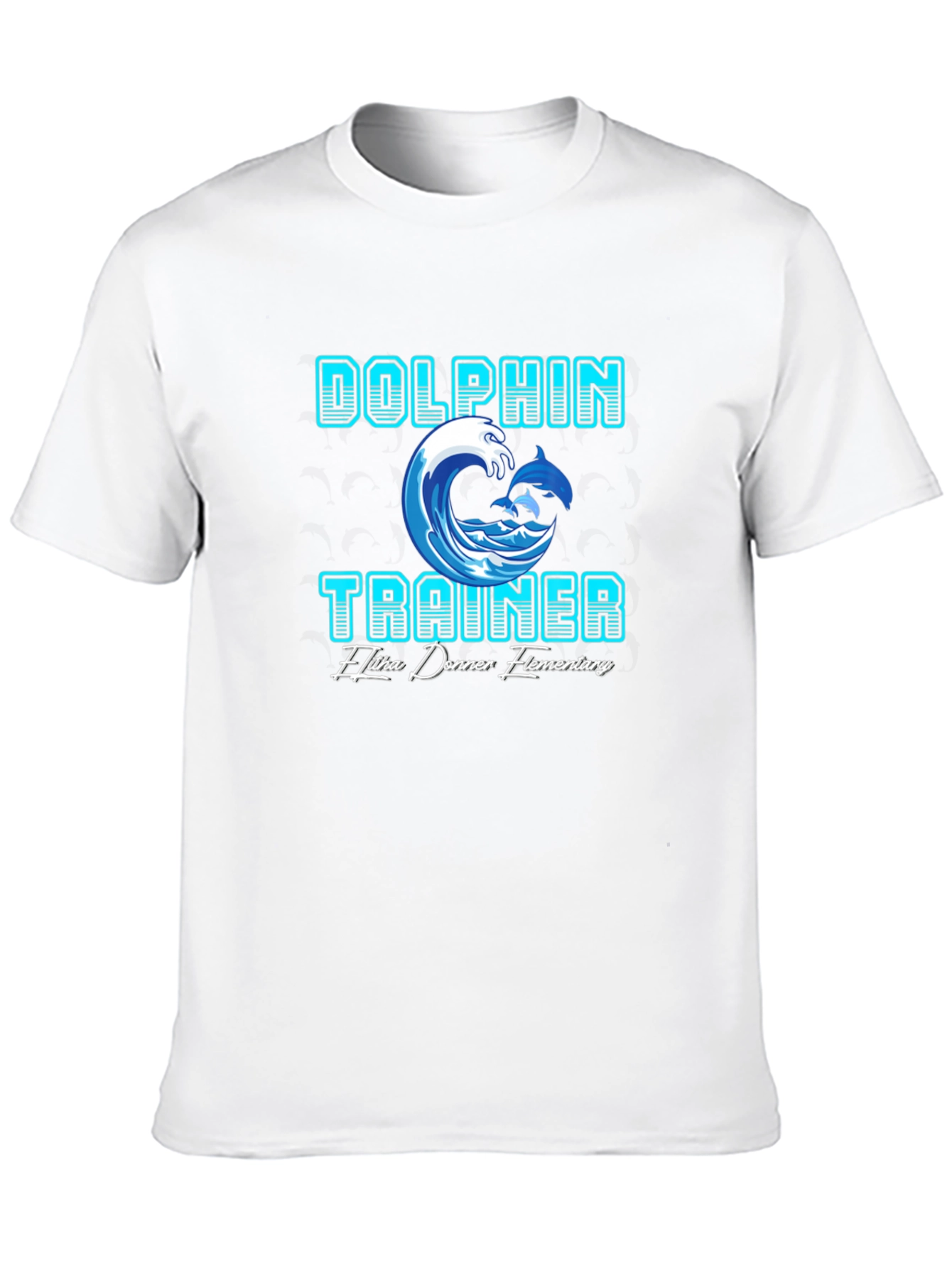 Black Dolphin Trainer T-Shirt - Elitha Donner Elementary view 10