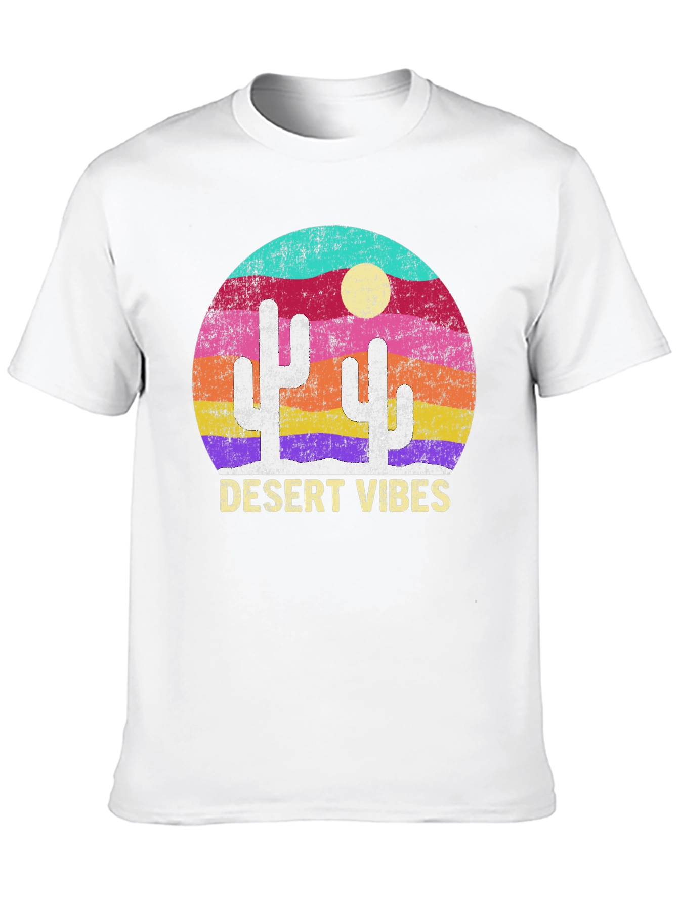 Black Desert Vibes Graphic Tee - Stylish Men's T-Shirt view 10