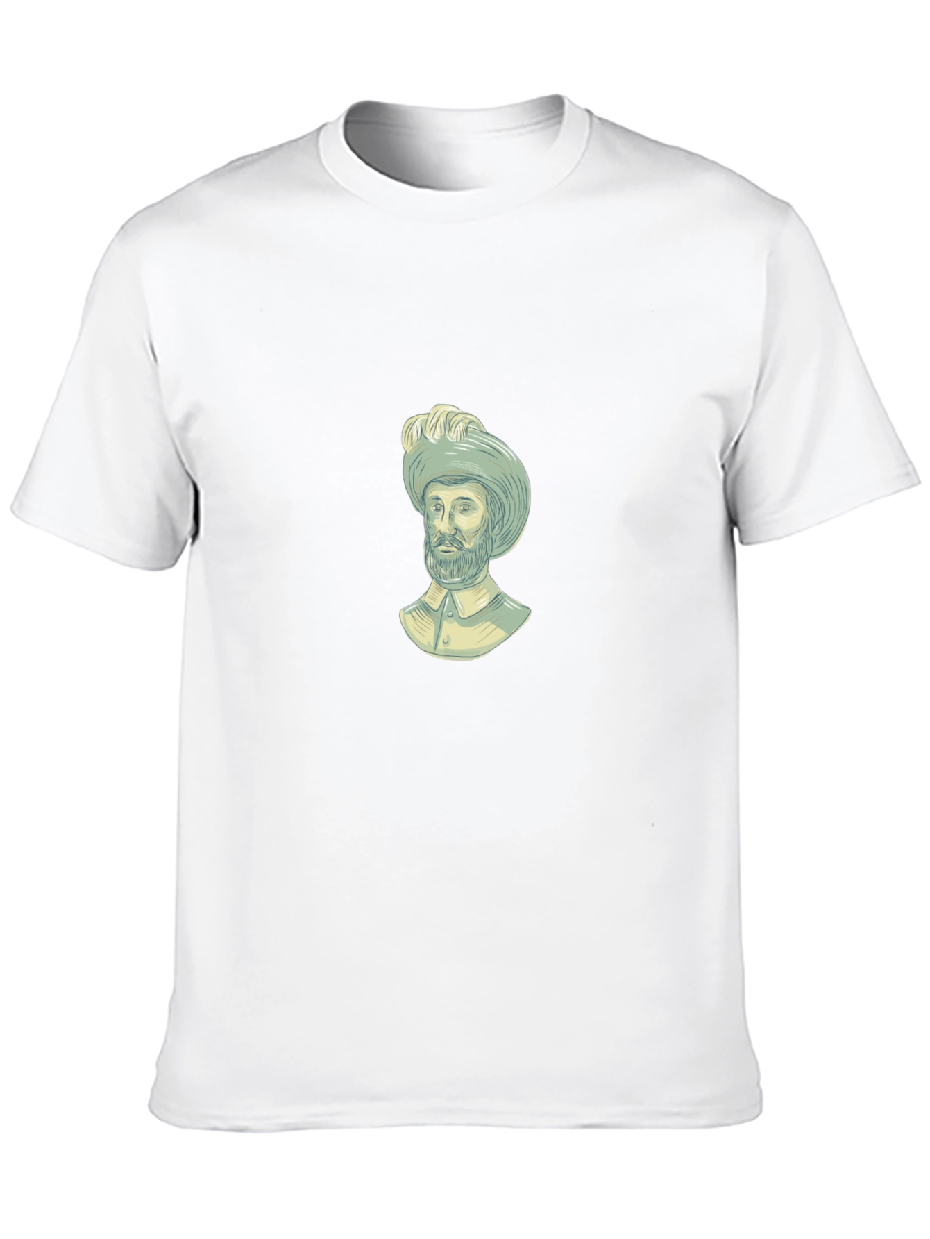 Vintage Portrait Graphic T-Shirt - Soft Cotton Blend - 10