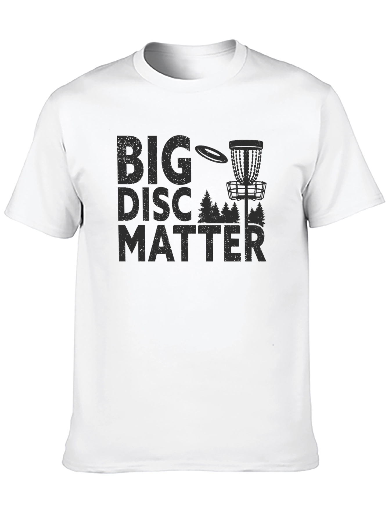 Black Big Disc Matter Graphic Tee - Ultimate Frisbee Apparel view 10