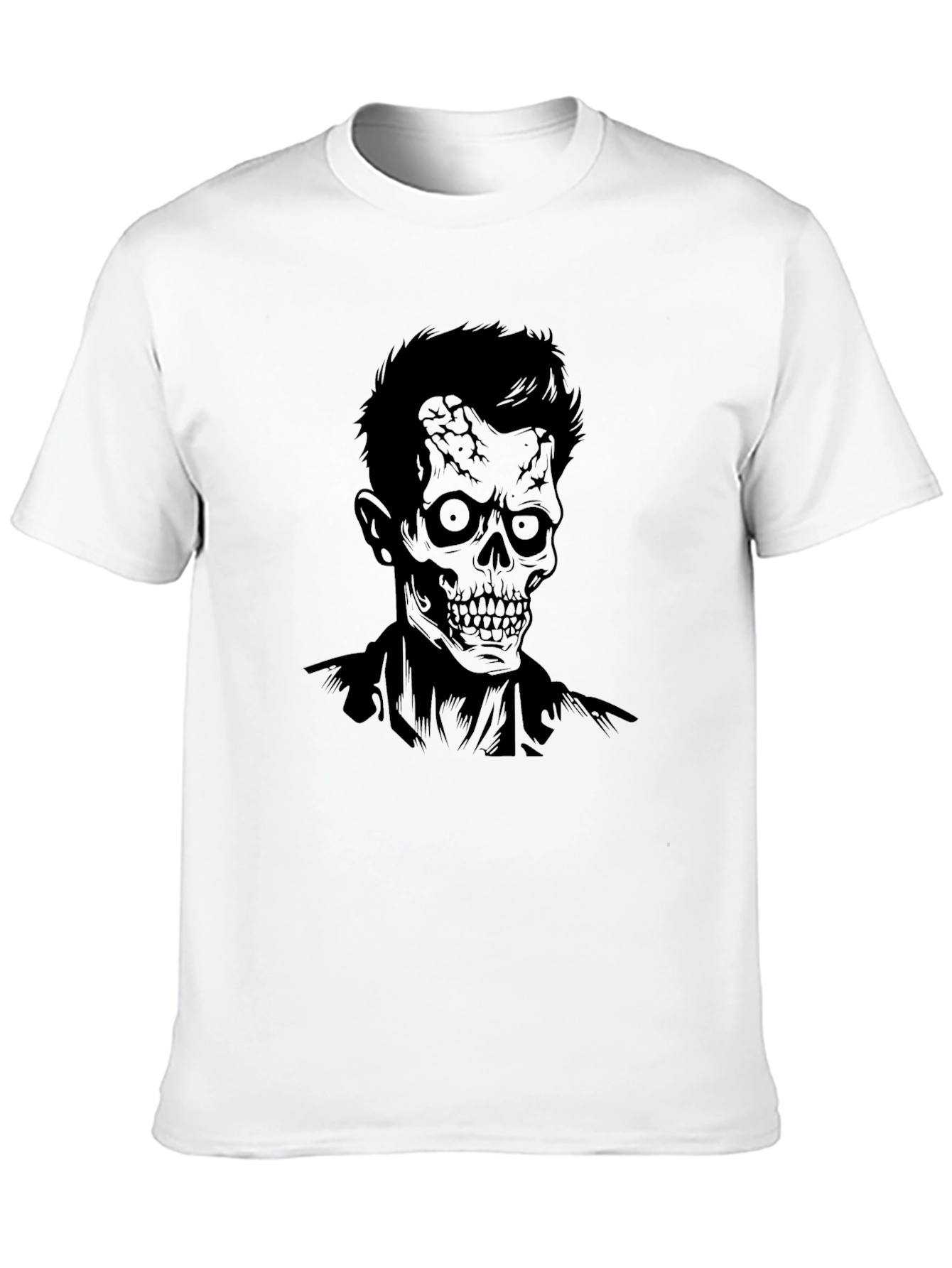 Black Zombie Graphic Black T-Shirt view 10