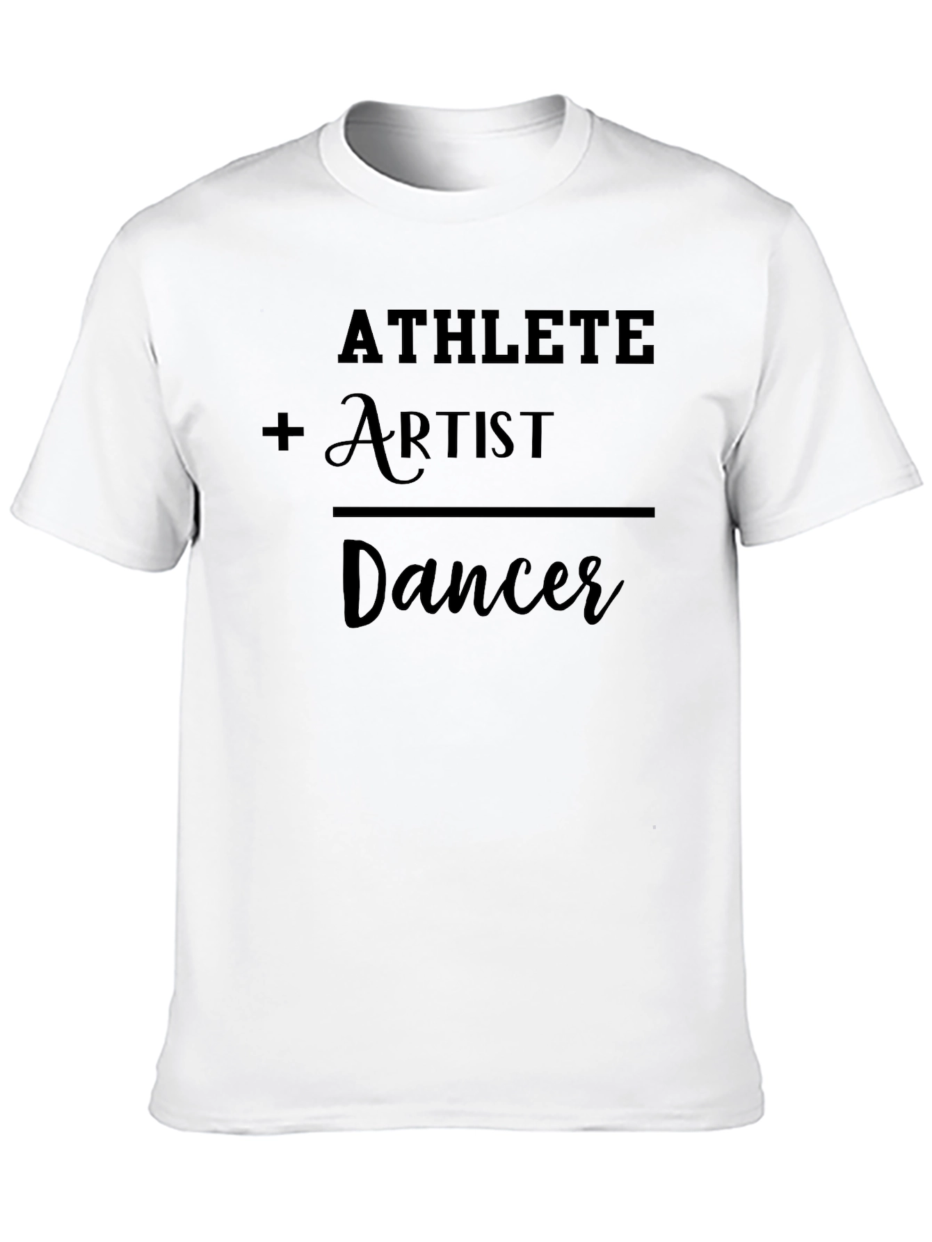 Black Athlete Artist Dancer Black Graphic Tee view 10