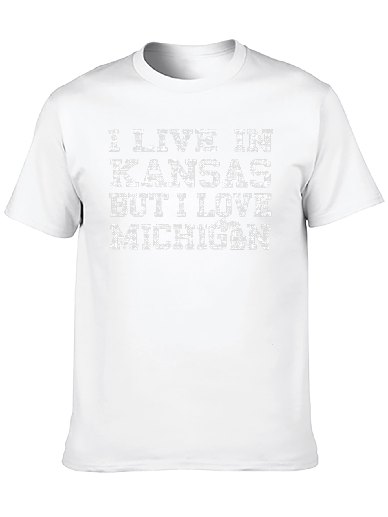 Black Kansas Resident Michigan Lover T-Shirt view 10