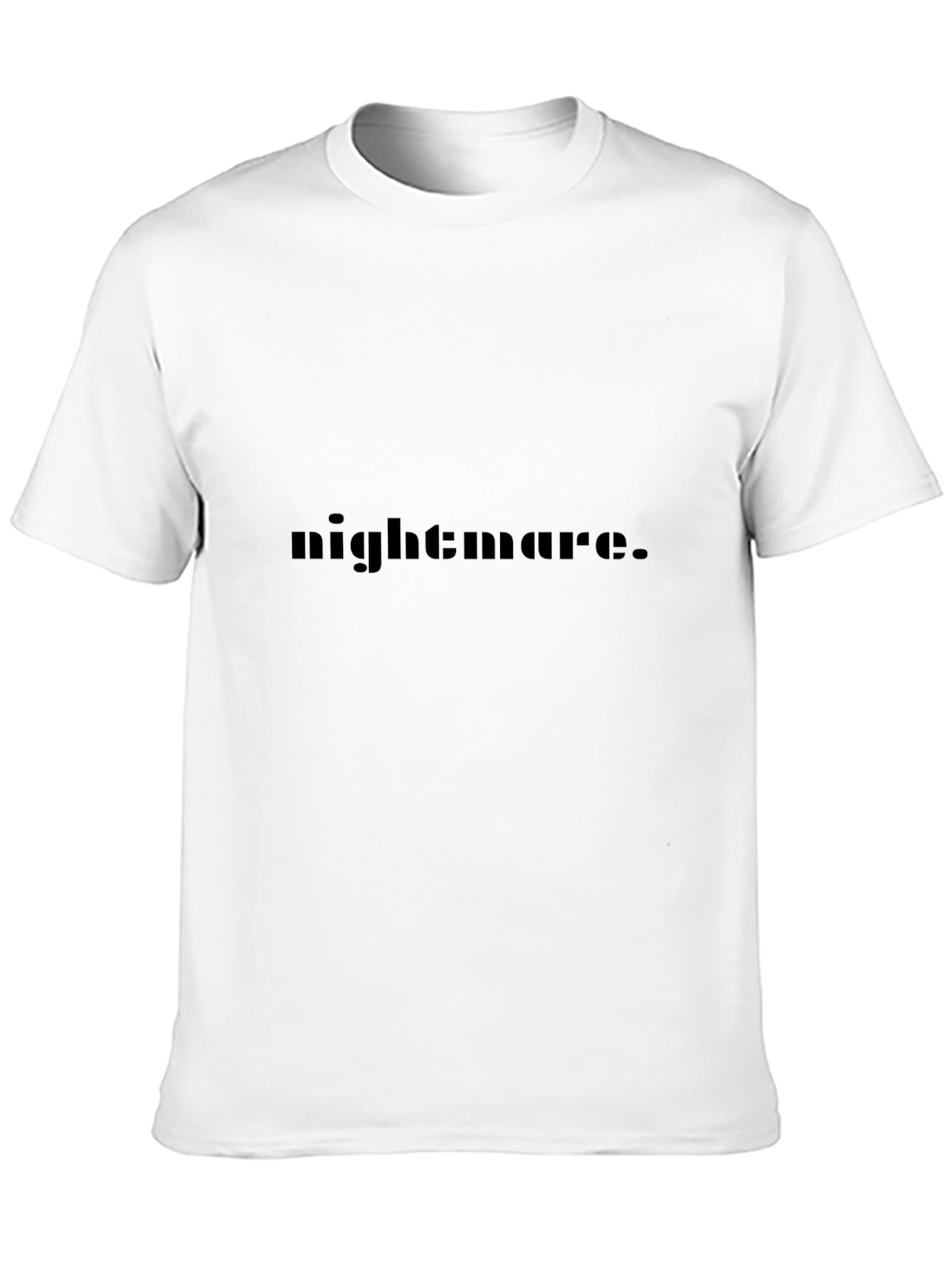 Black Nightmare Graphic Tee - Black Cotton Blend view 10