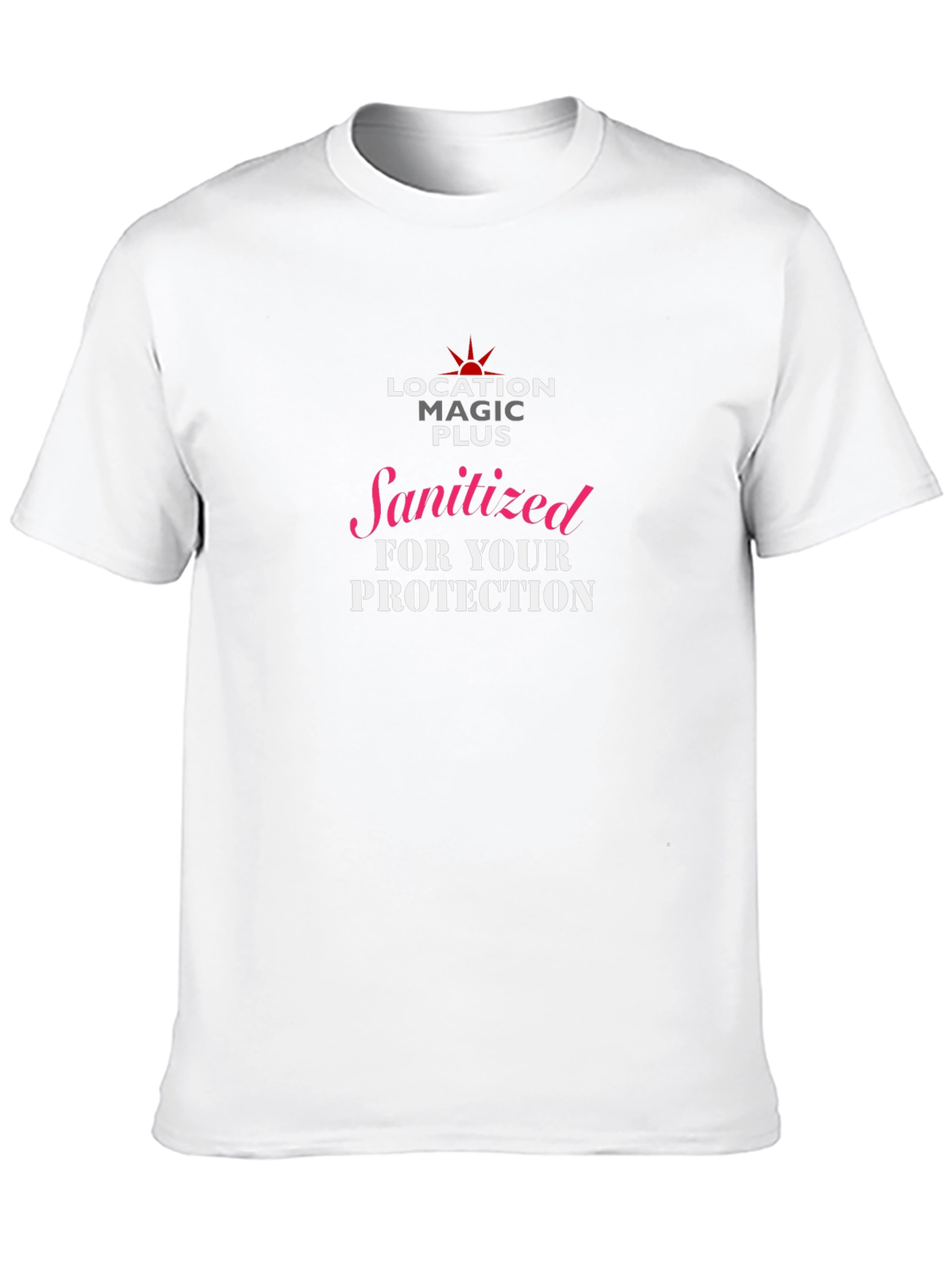 Black Sanitized for Your Protection Graphic T-Shirt view 10