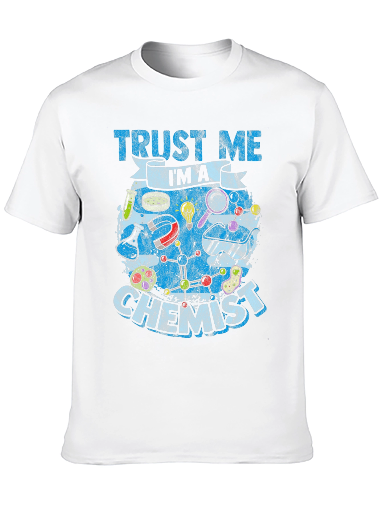 Black Trust Me I'm A Chemist T-Shirt view 10