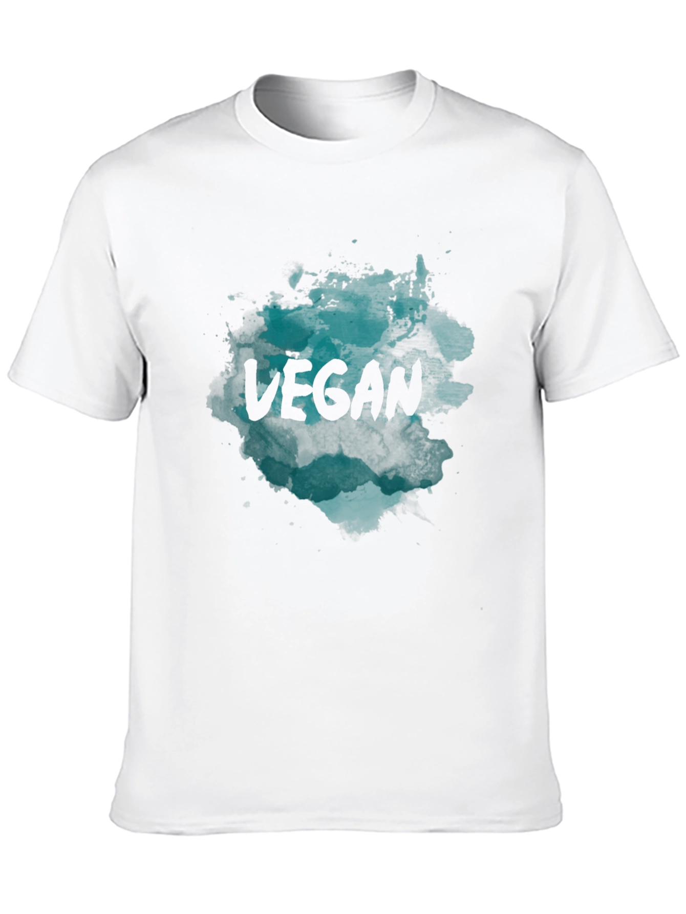Black Vegan Graphic T-Shirt - Men's Black Tee view 10