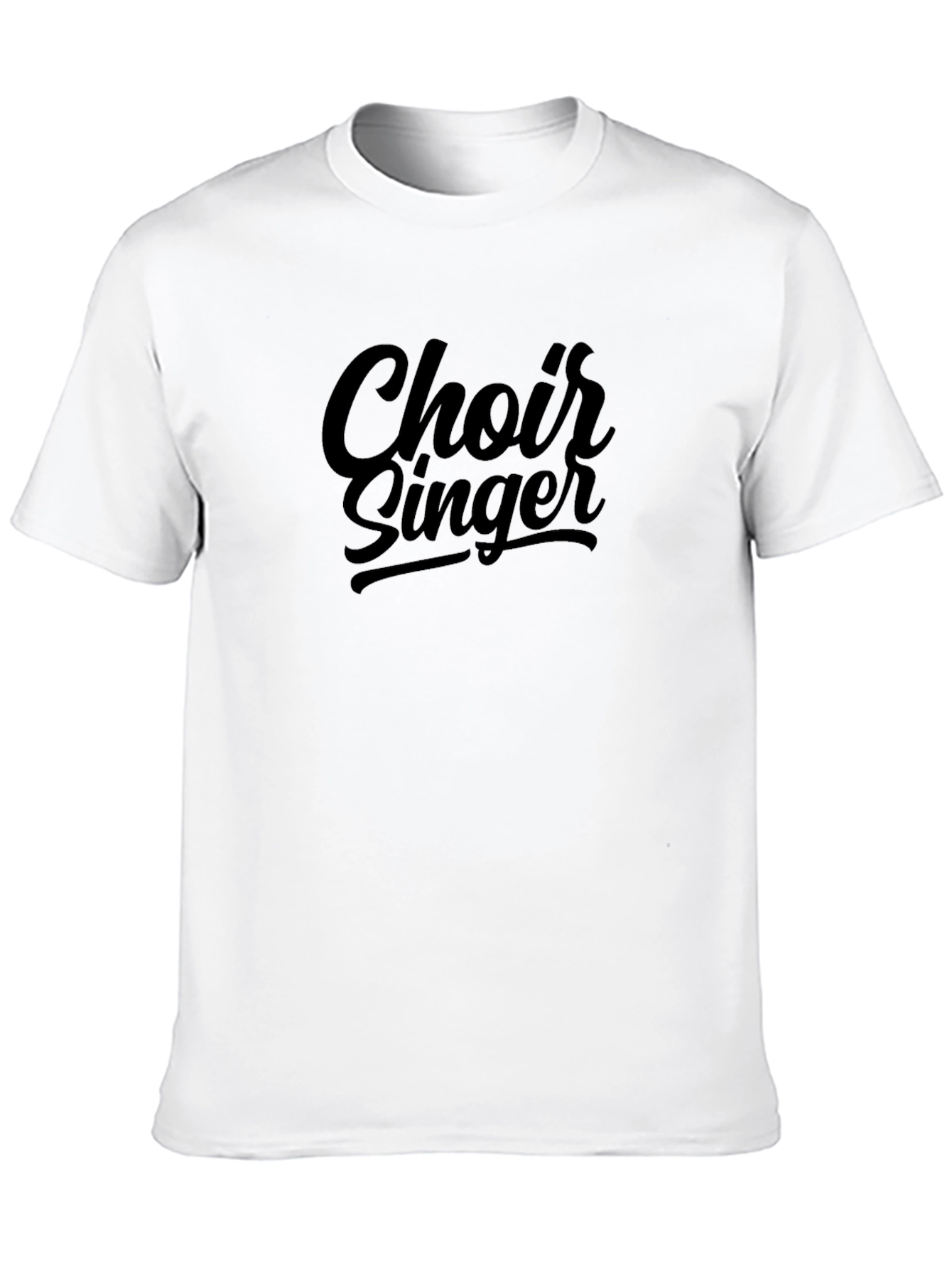 Black Choir Singer Graphic T-Shirt - Soft Cotton Blend view 10