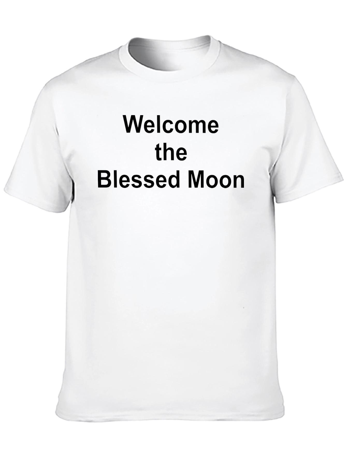 Black Welcome the Blessed Moon T-Shirt - Black view 10