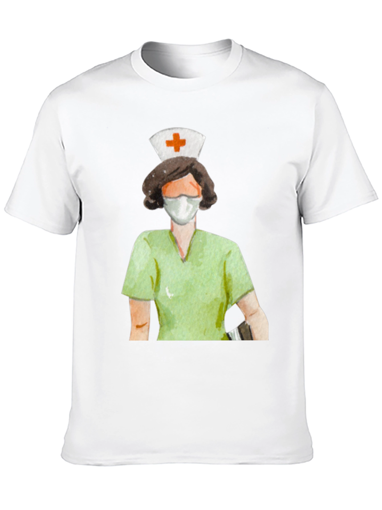 Black Nurse Graphic Tee - Unisex Short Sleeve T-Shirt view 10