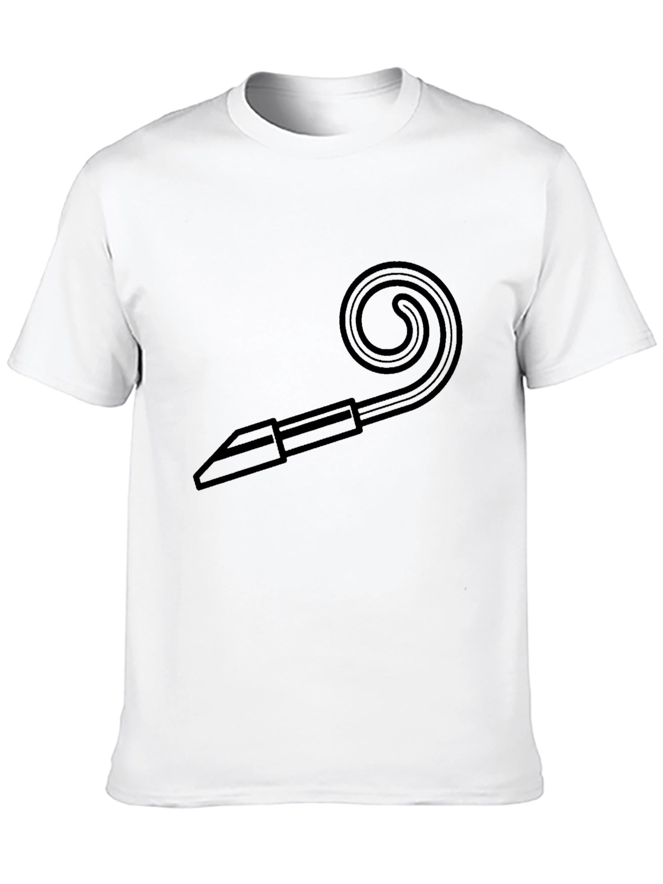 Black Party Blower T-Shirt - Celebrate in Style! view 10