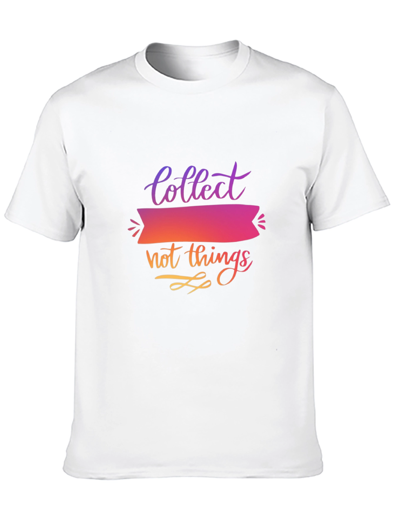 Black Collect Not Things Graphic T-Shirt view 10