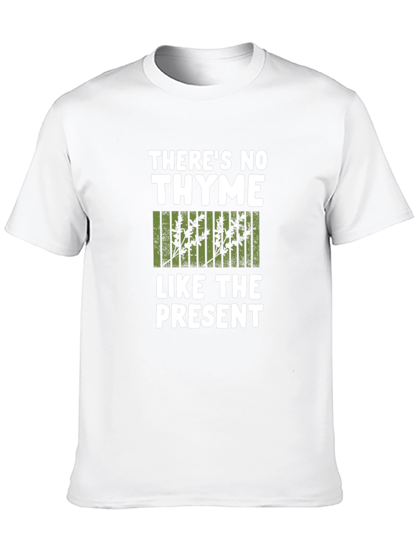 Black There's No Thyme Like the Present T-Shirt view 10