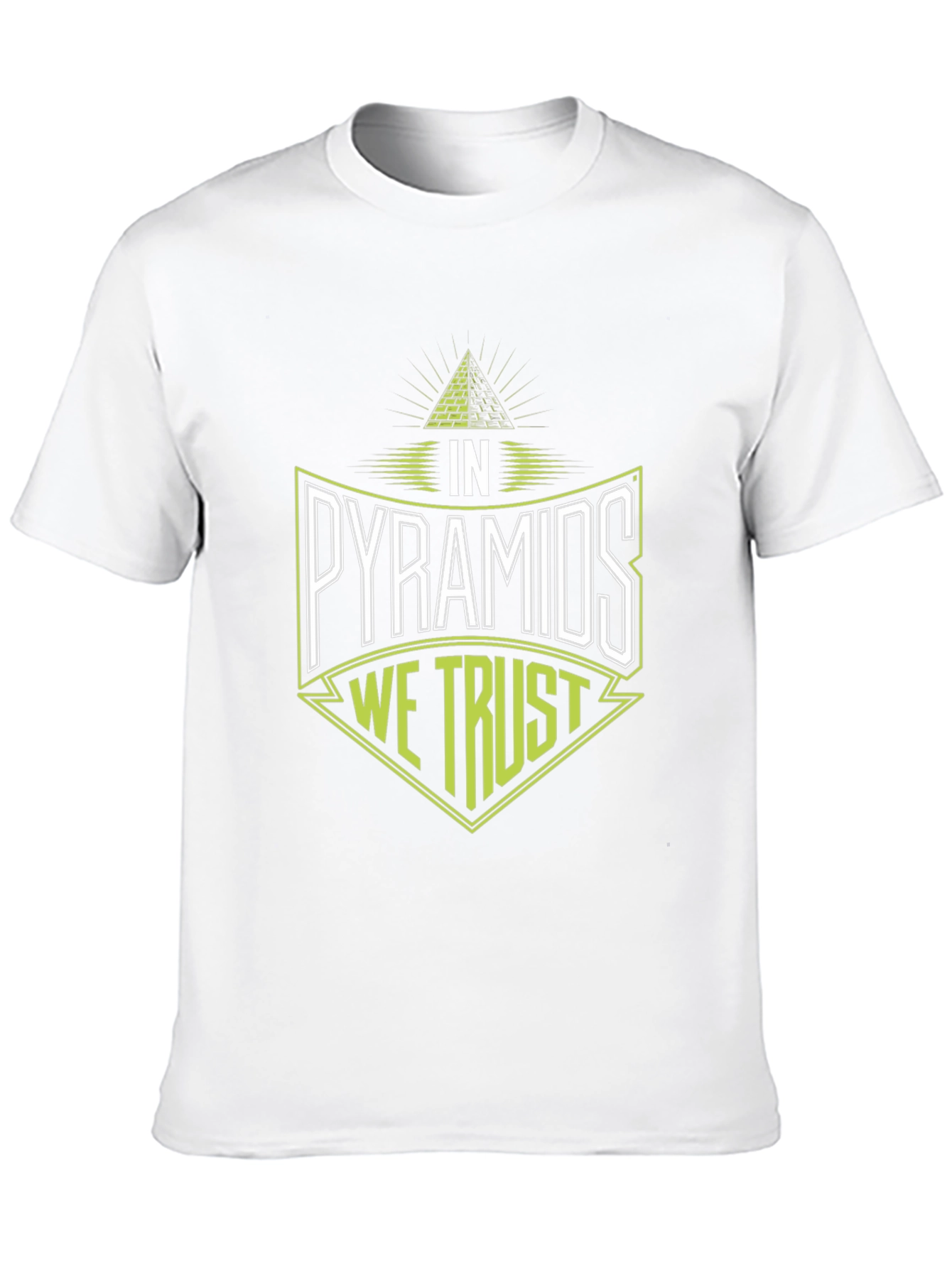 Black In Pyramids We Trust Graphic Tee view 10