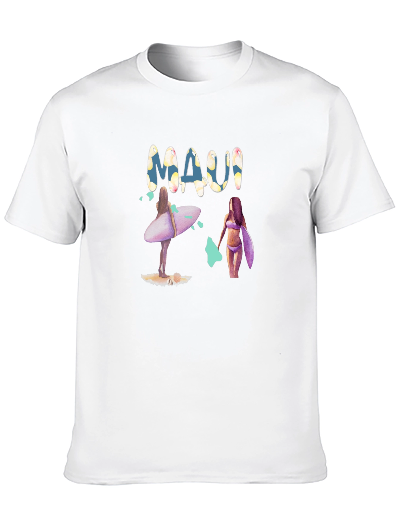 Maui Surf Graphic Tee - Vacation Vibes T-Shirt - 10