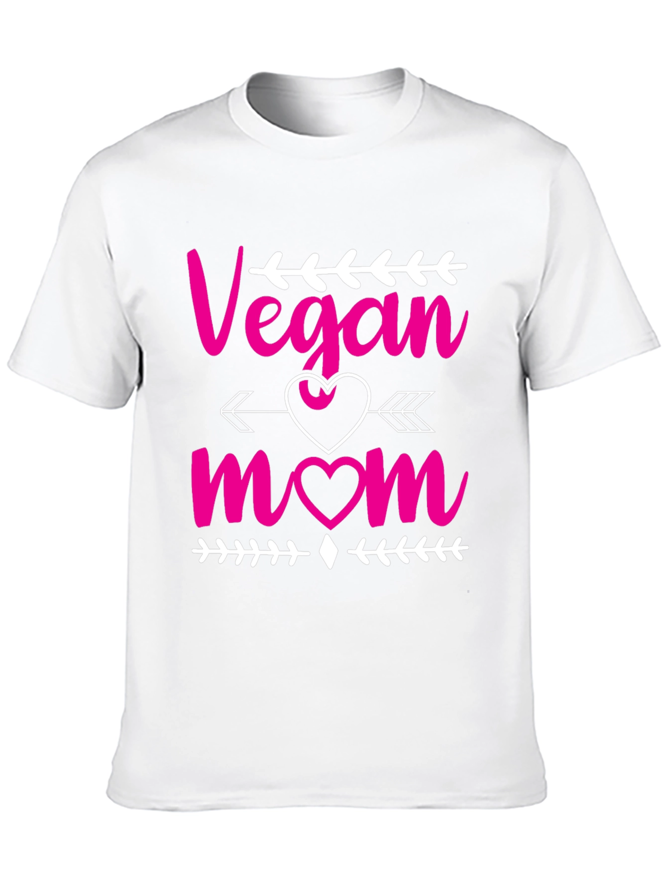 Black Vegan Mom Graphic T-Shirt - Black view 10