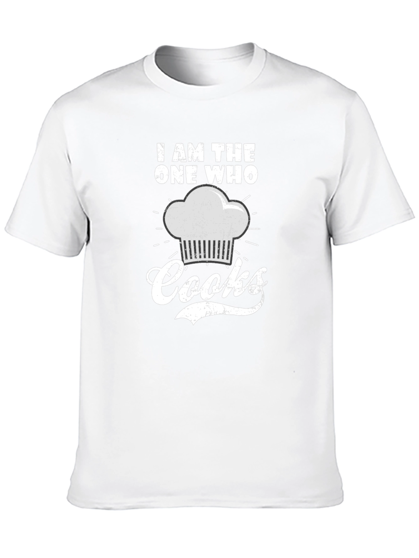 Black I AM THE ONE WHO Cooks Graphic Tee view 10