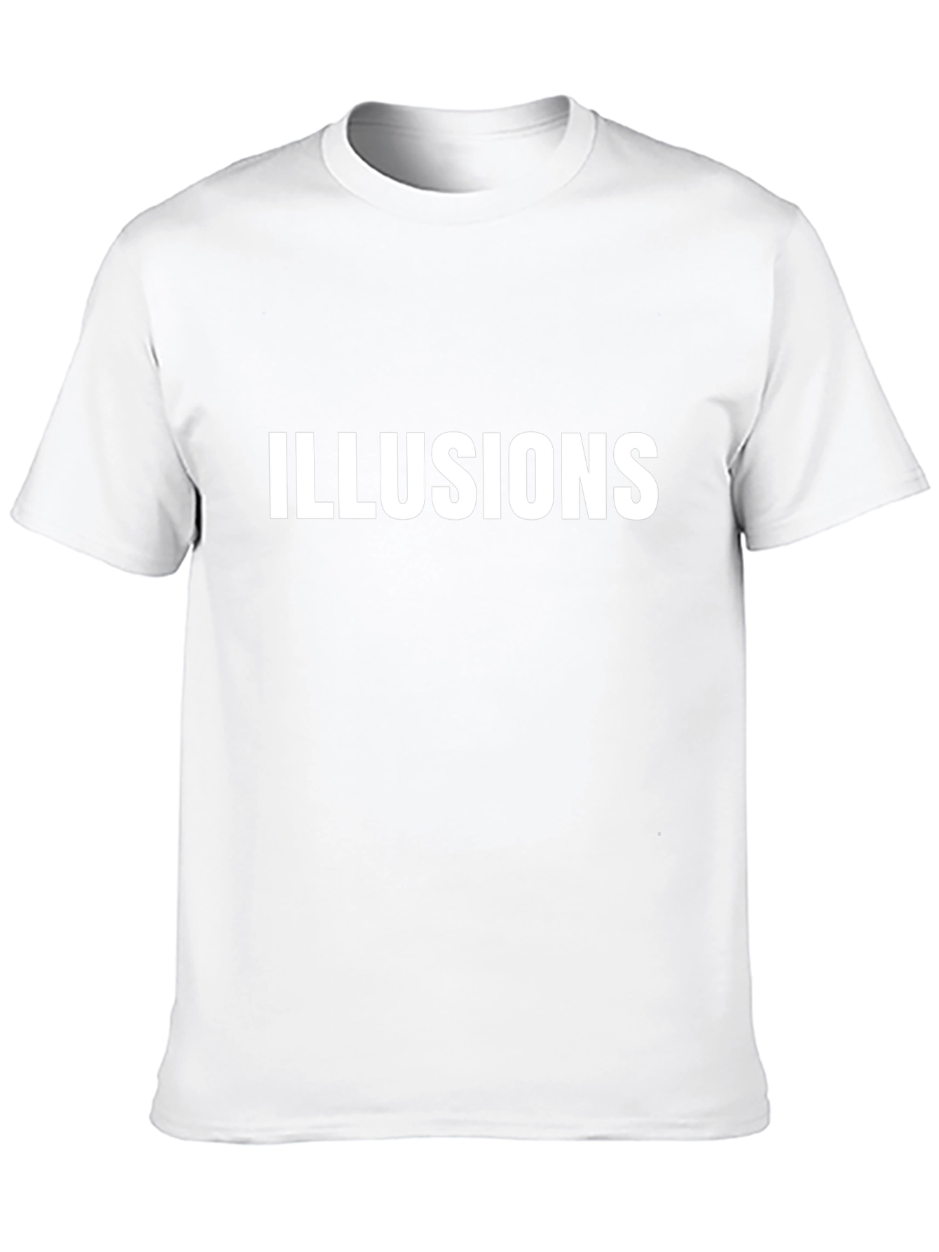 Black Illusions Graphic Tee - Classic Black Cotton T-Shirt view 10