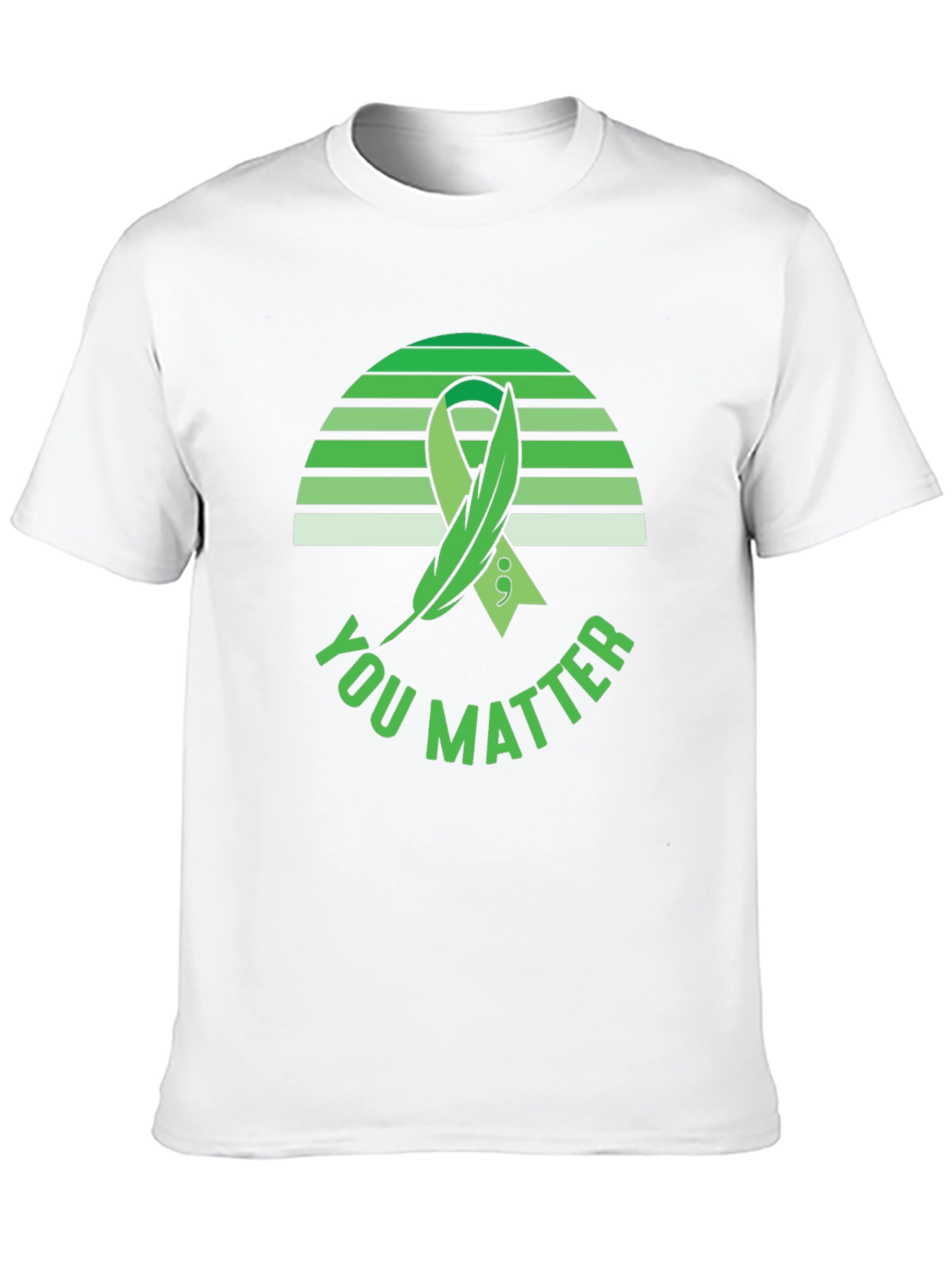 Black You Matter T-Shirt: Mental Health Awareness view 10