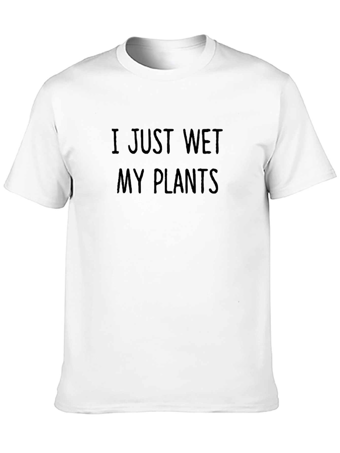 Black I Just Wet My Plants Graphic Tee - Black view 10