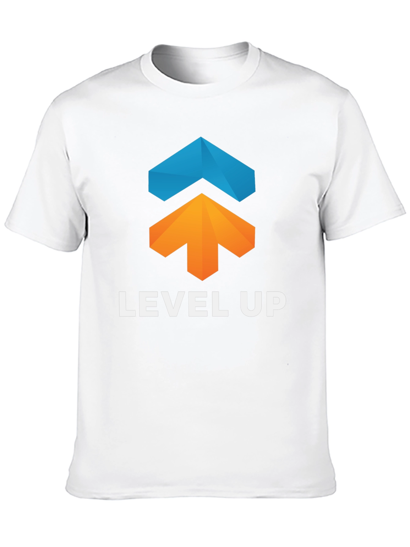 Level Up Graphic Tee - Black Cotton Blend - 10
