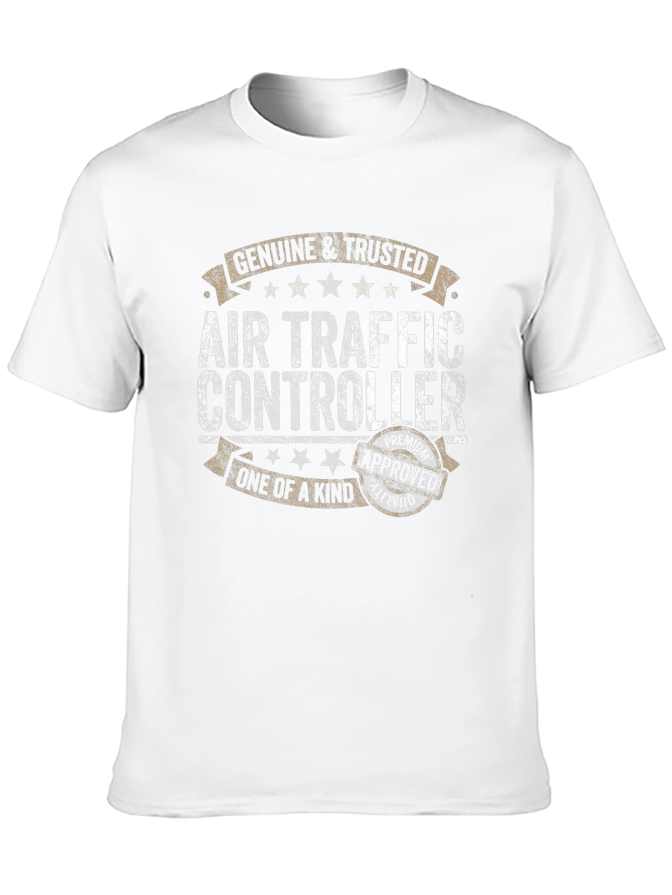 Black Air Traffic Controller T-Shirt - Genuine & Trusted Tee view 10