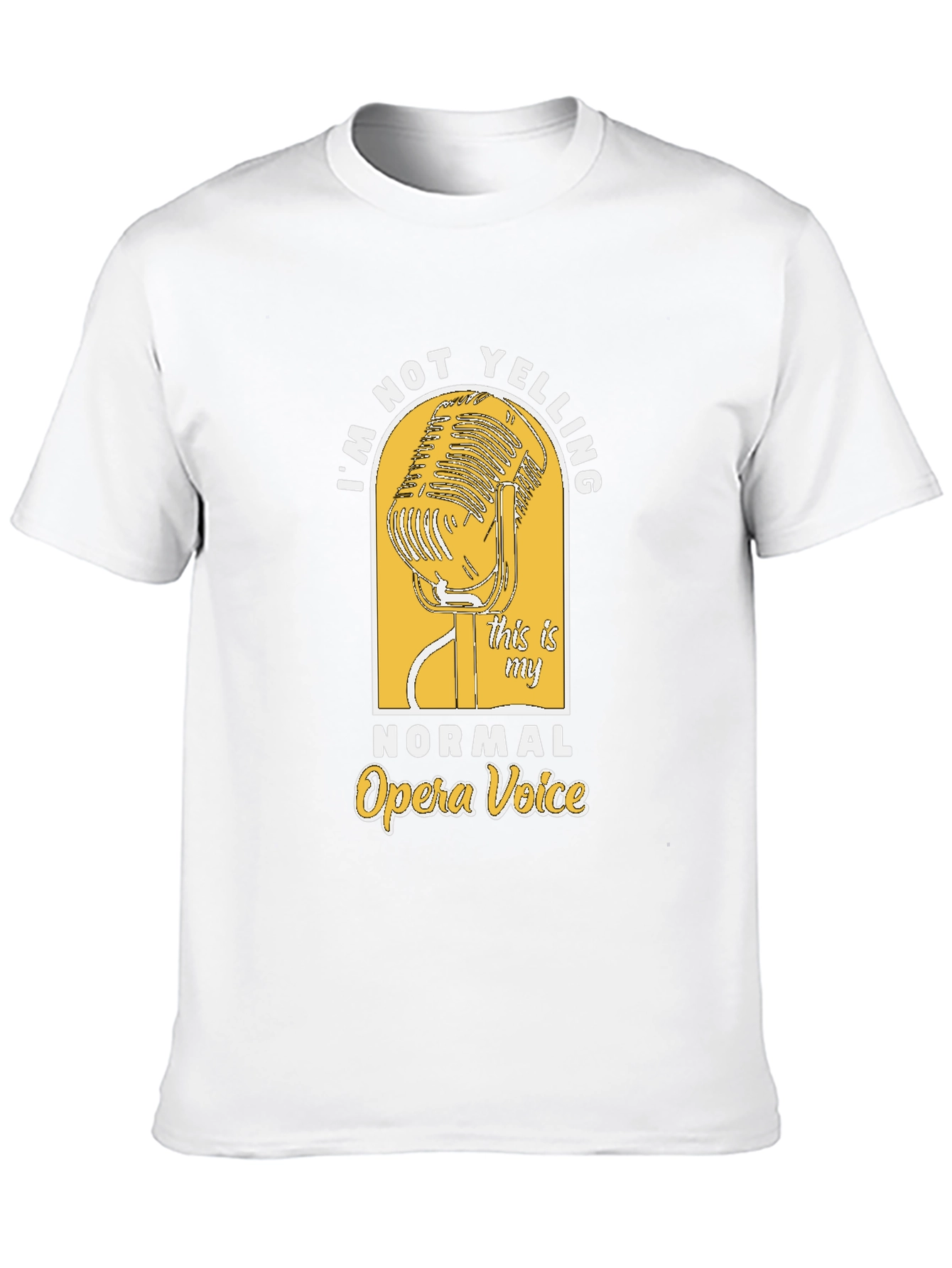 Black Opera Voice Graphic Tee - Black Cotton T-Shirt view 10