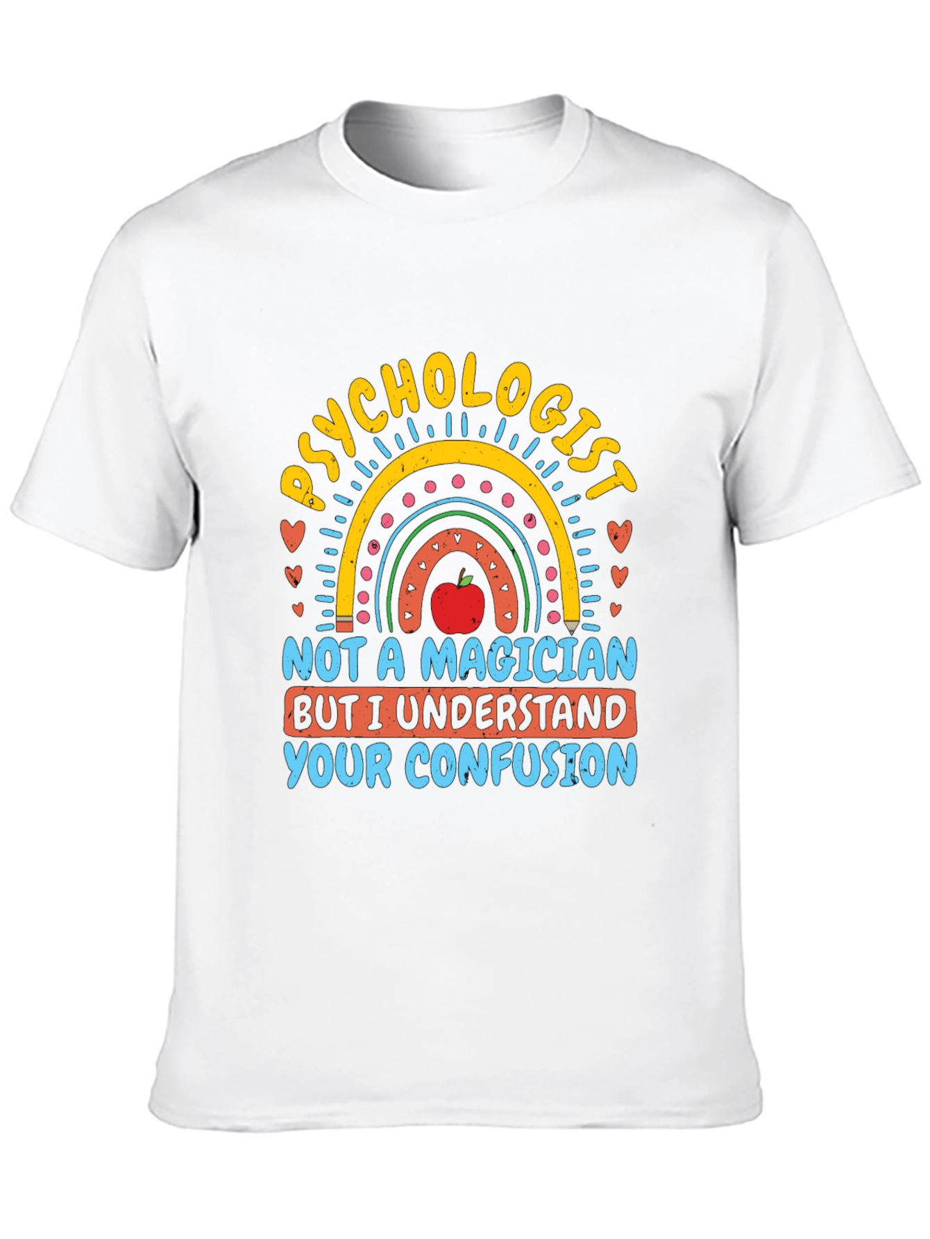 Black Psychologist T-Shirt - Not a Magician view 10