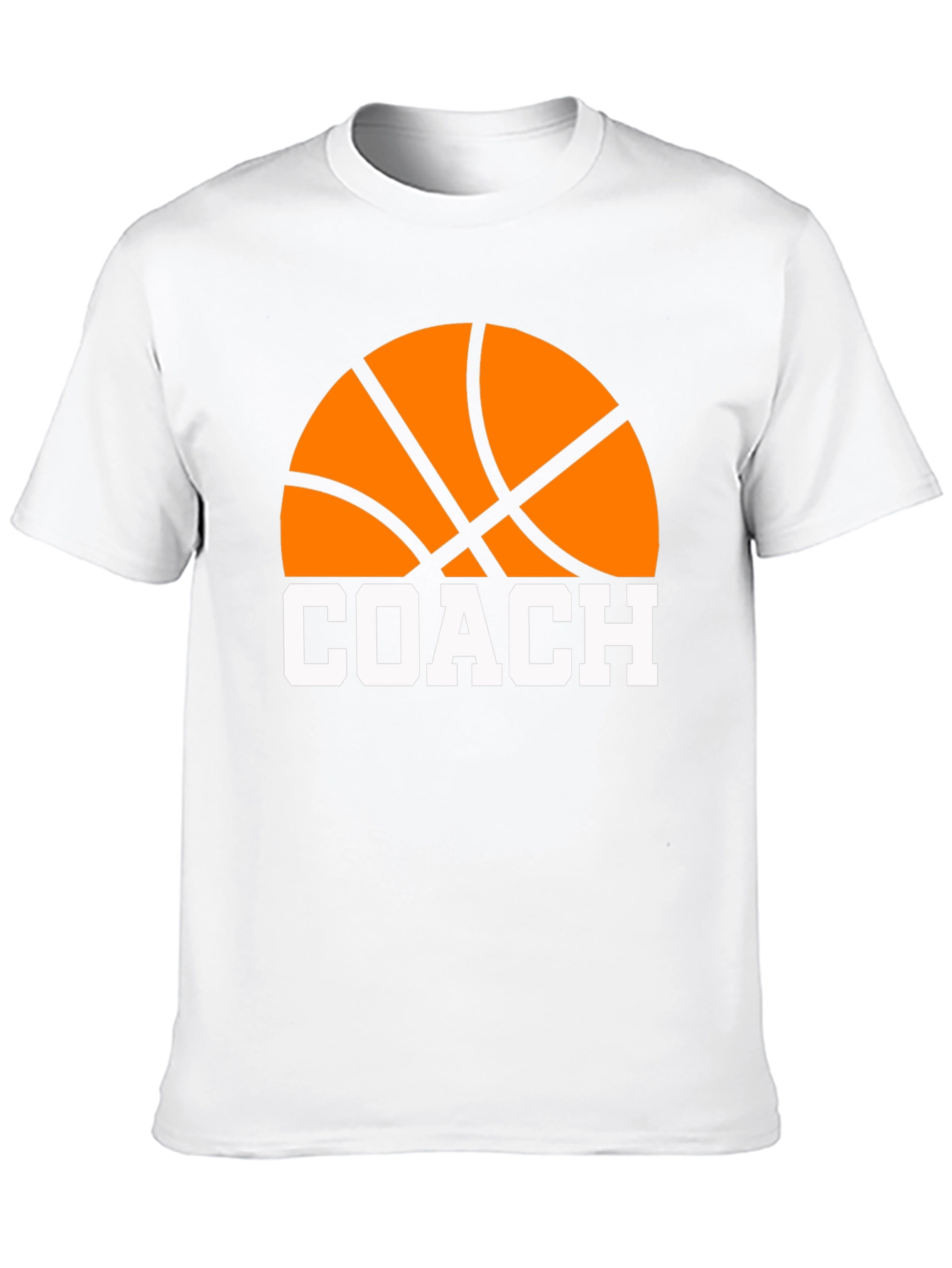 Black Basketball Coach T-Shirt view 10