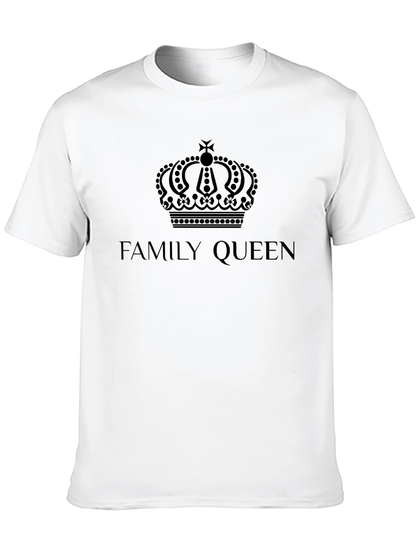 Black Family Queen Crown T-Shirt - Black view 10