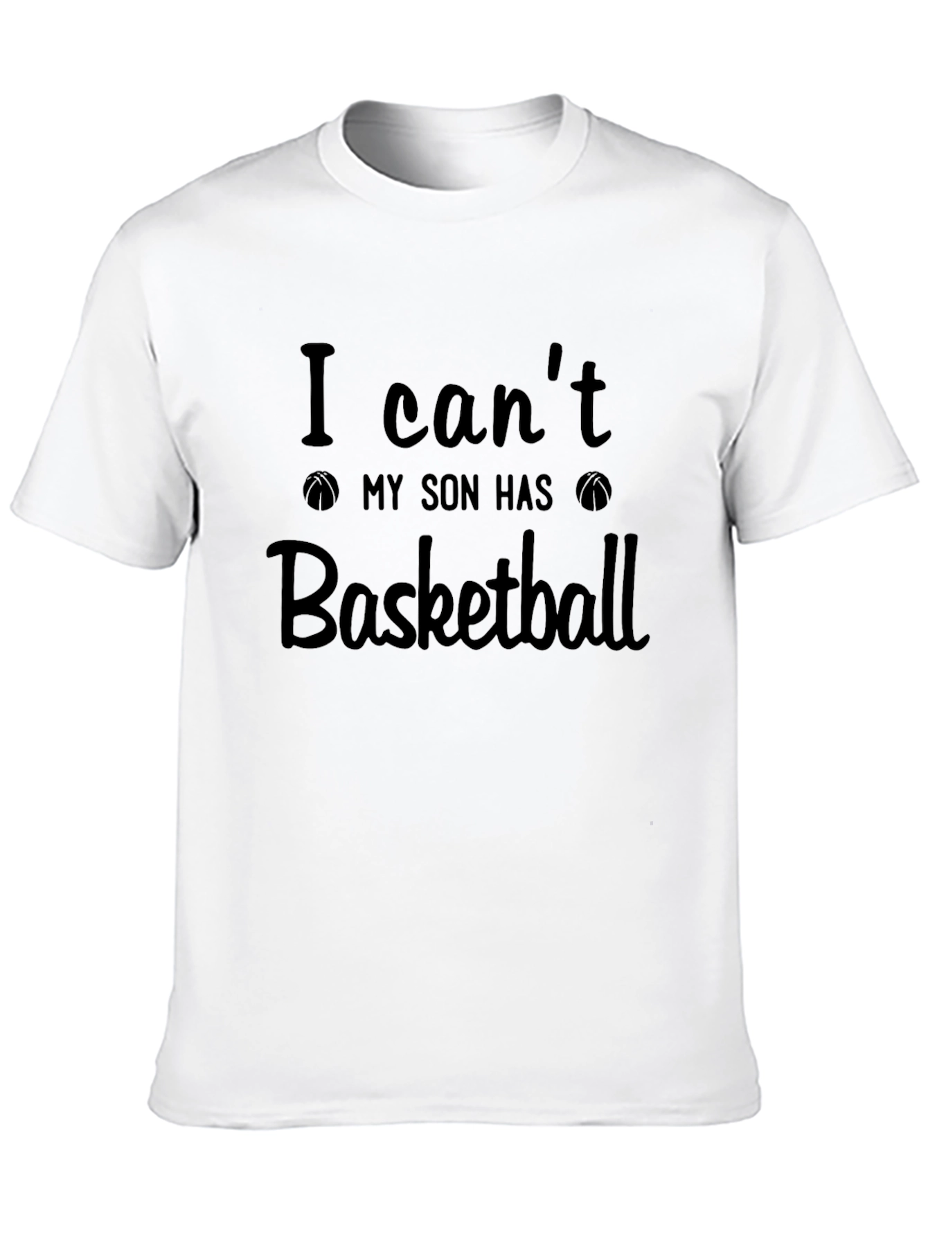 Black Funny Dad's Basketball T-Shirt view 10