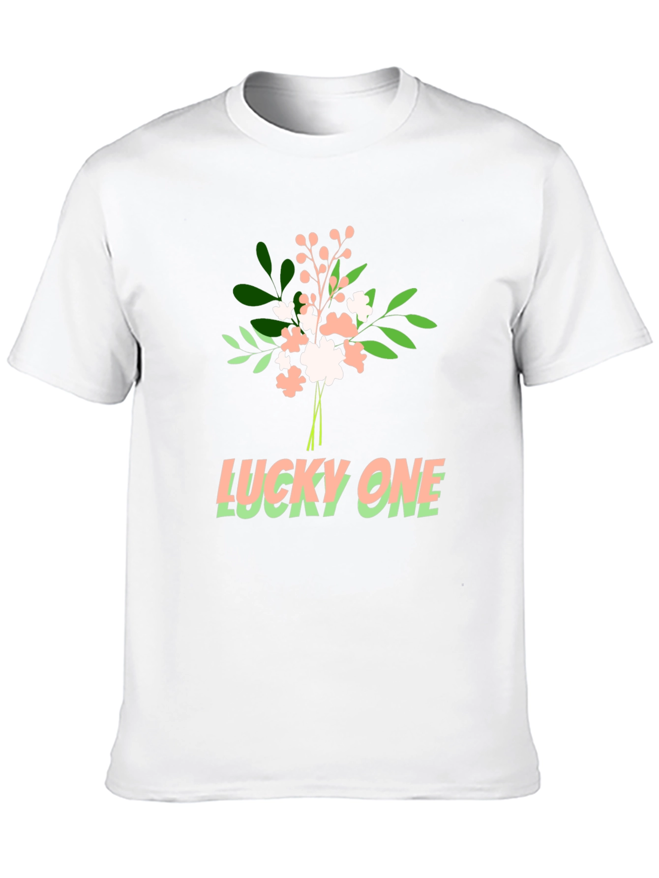 Black Lucky One Graphic Tee - Soft Cotton Blend view 10