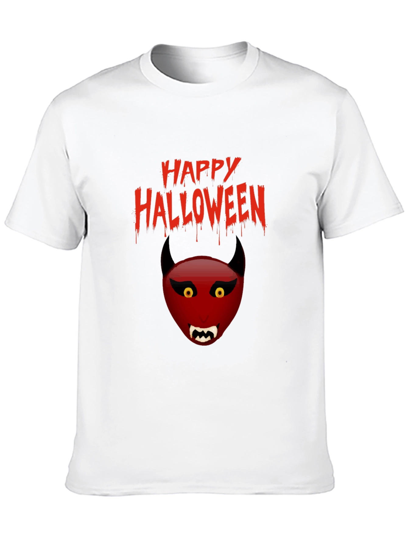 Black Happy Halloween Devil Graphic Tee view 10
