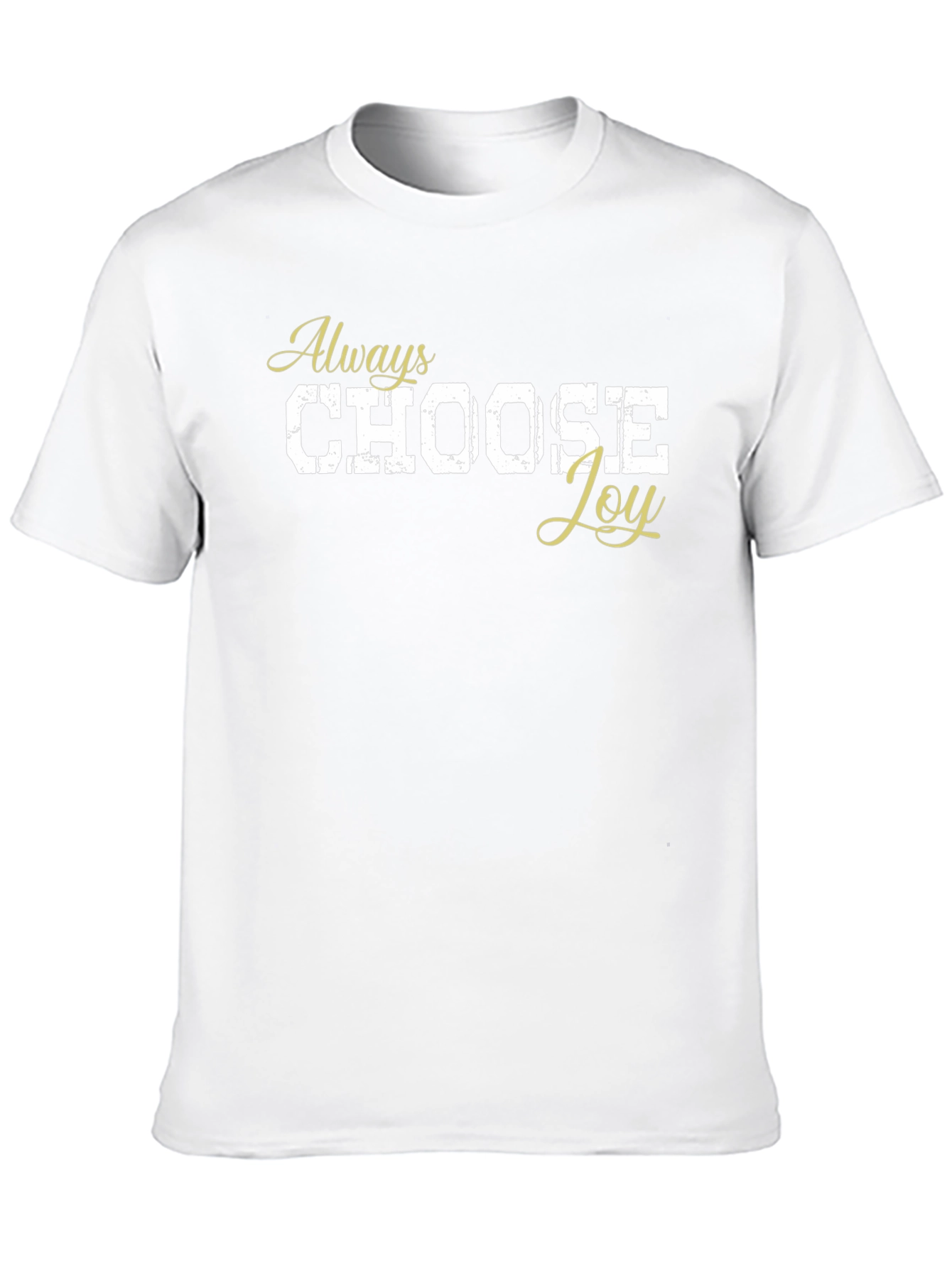Black Always Choose Joy Black Graphic T-Shirt view 10