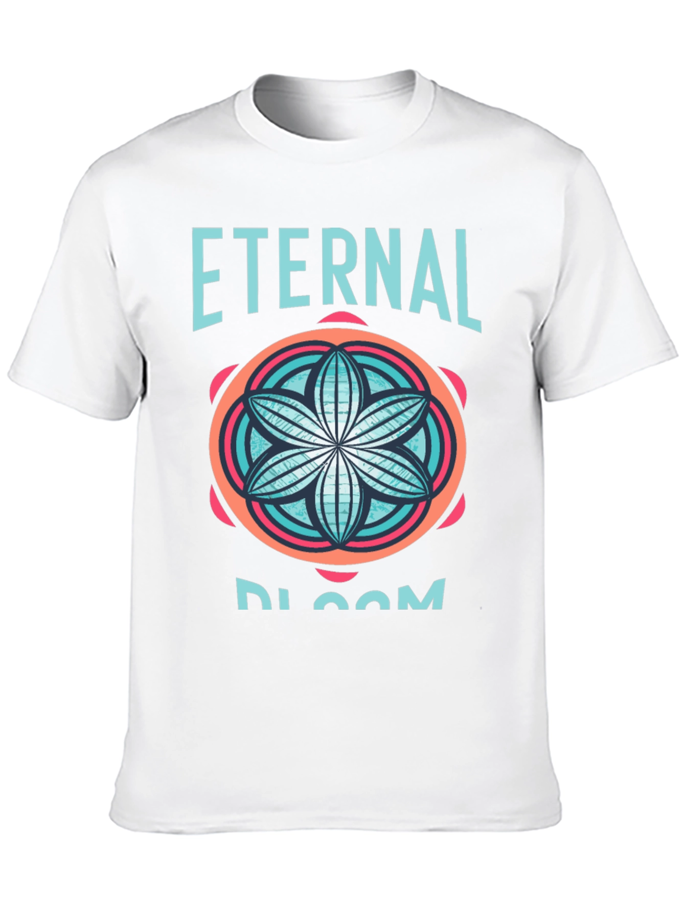 Black Eternal Bloom Black Graphic Tee view 10