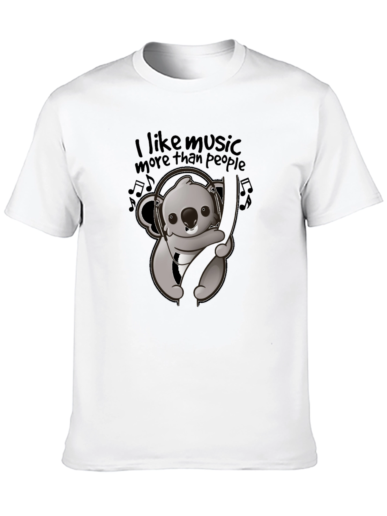 Black Music Loving Koala Graphic Tee view 10