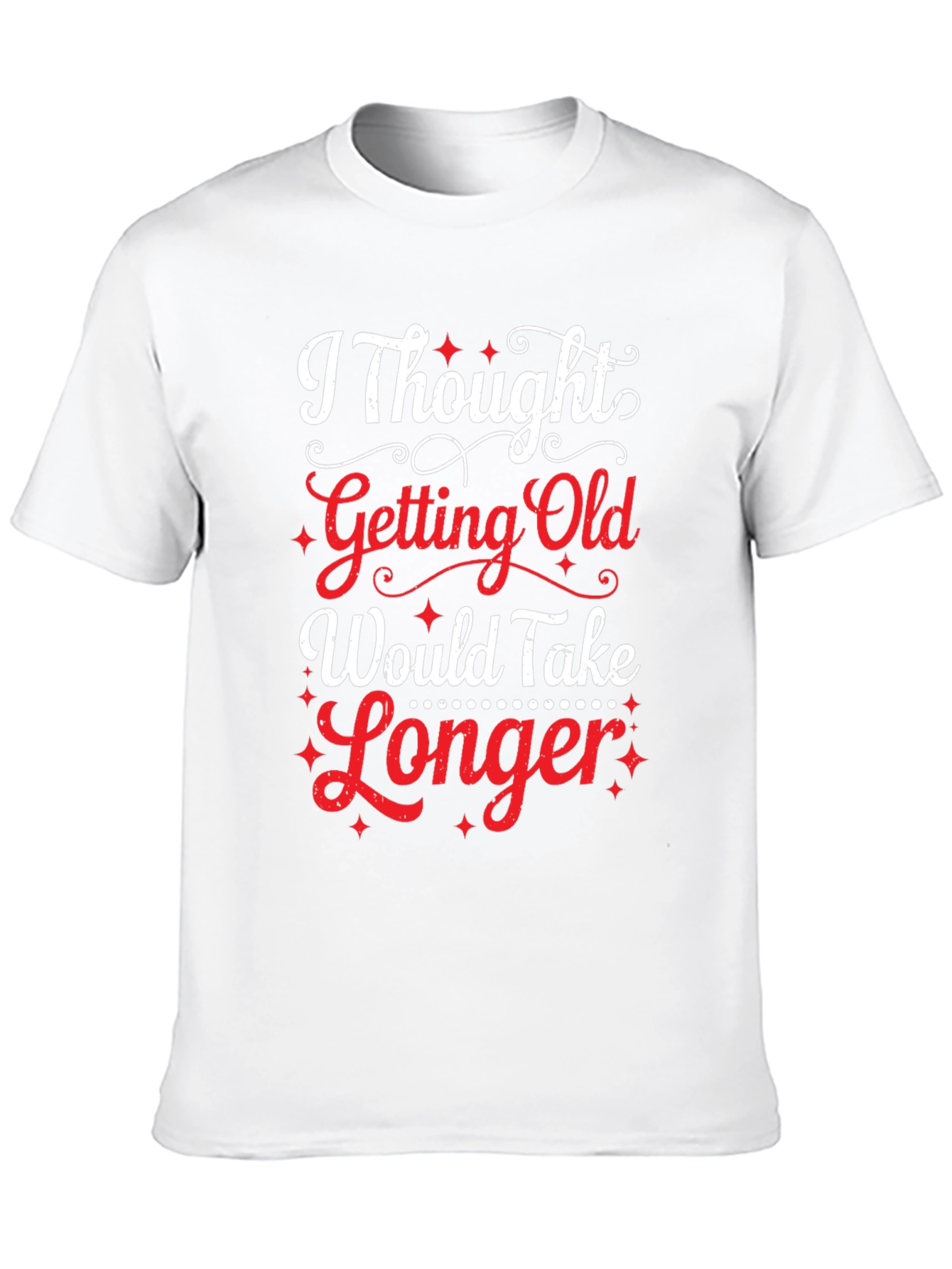 Black Funny "Getting Old" Graphic Tee view 10