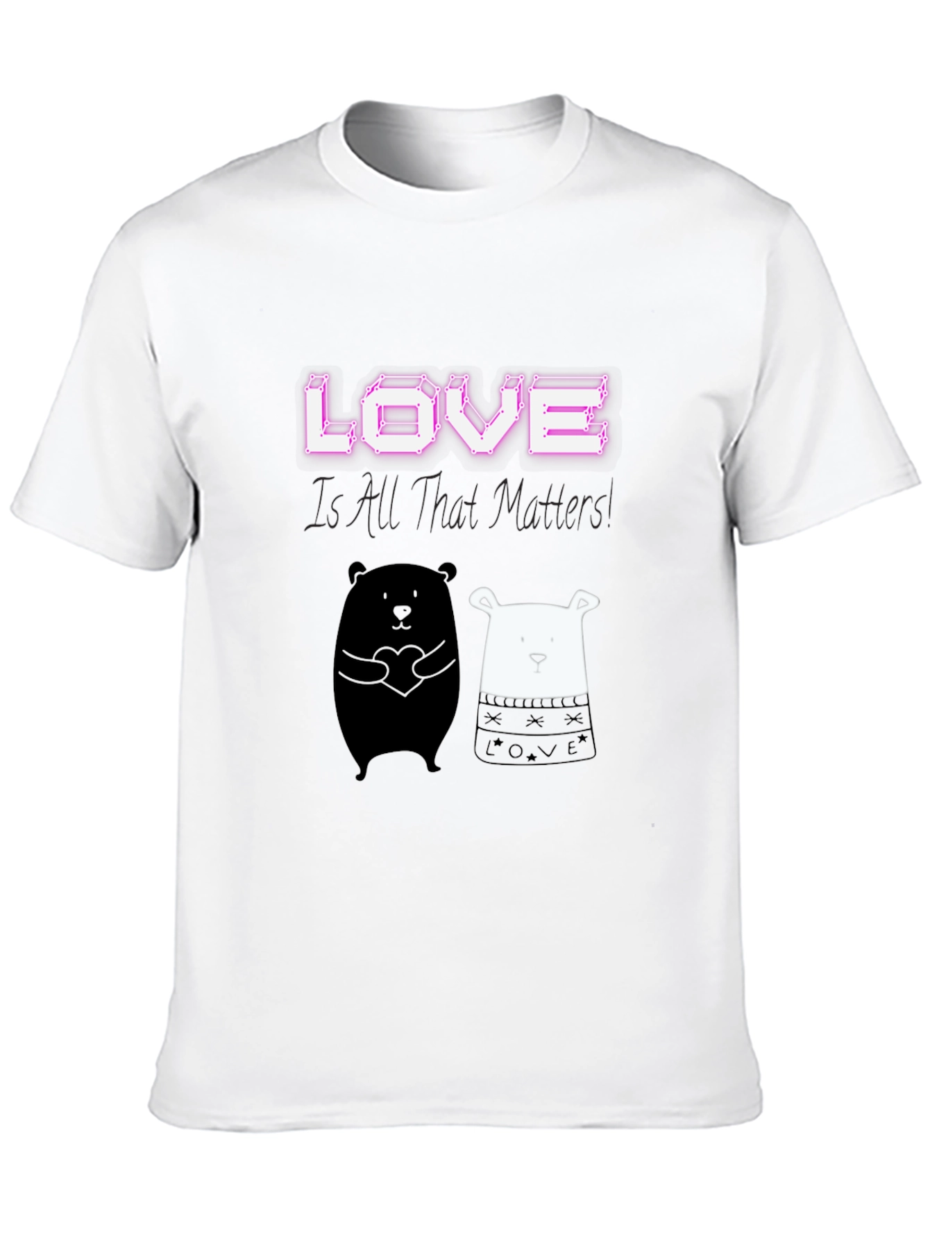 Black Love Matters Graphic Tee: Black view 10
