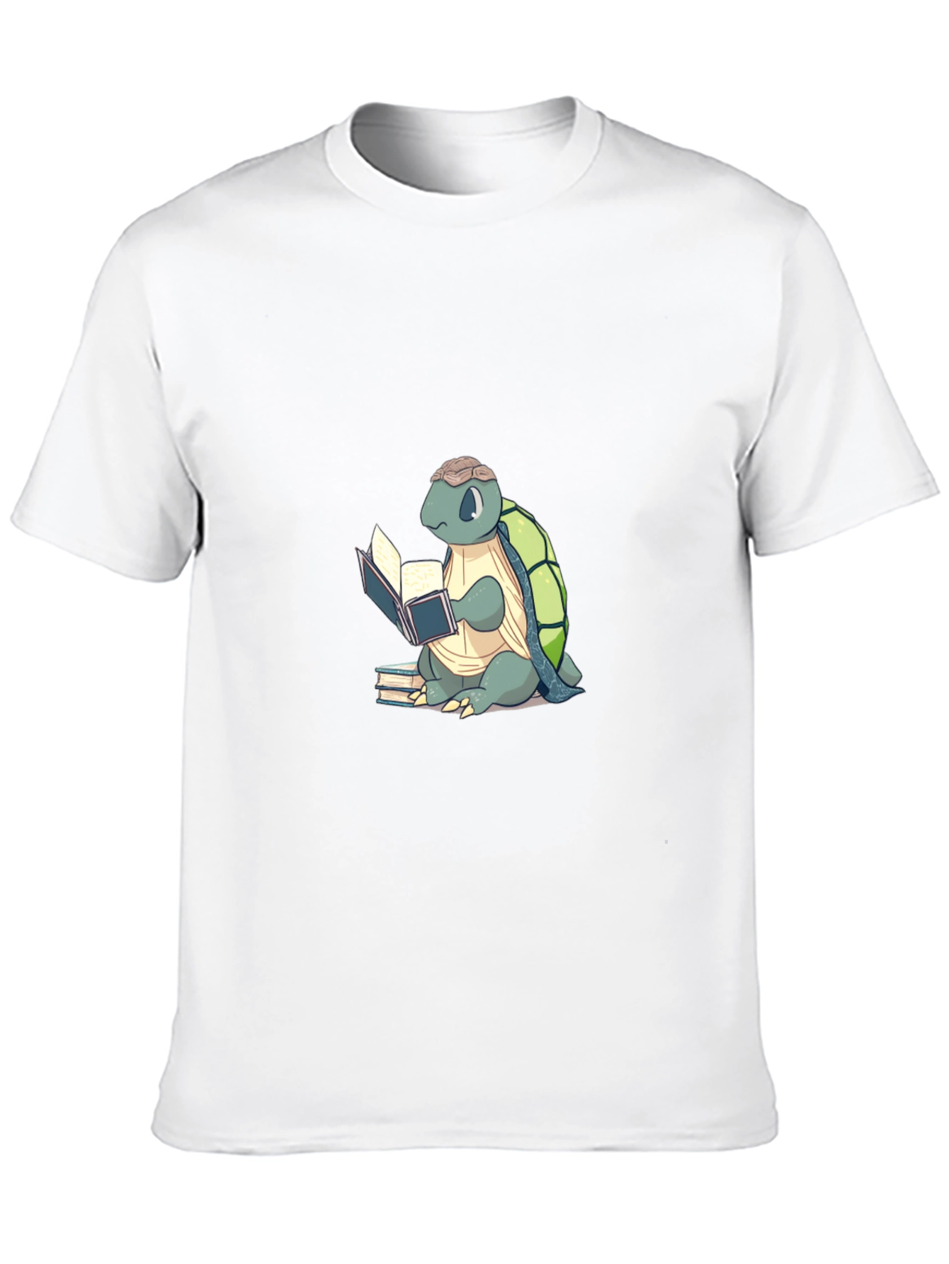 Black Bookish Turtle Graphic T-Shirt - Black view 10