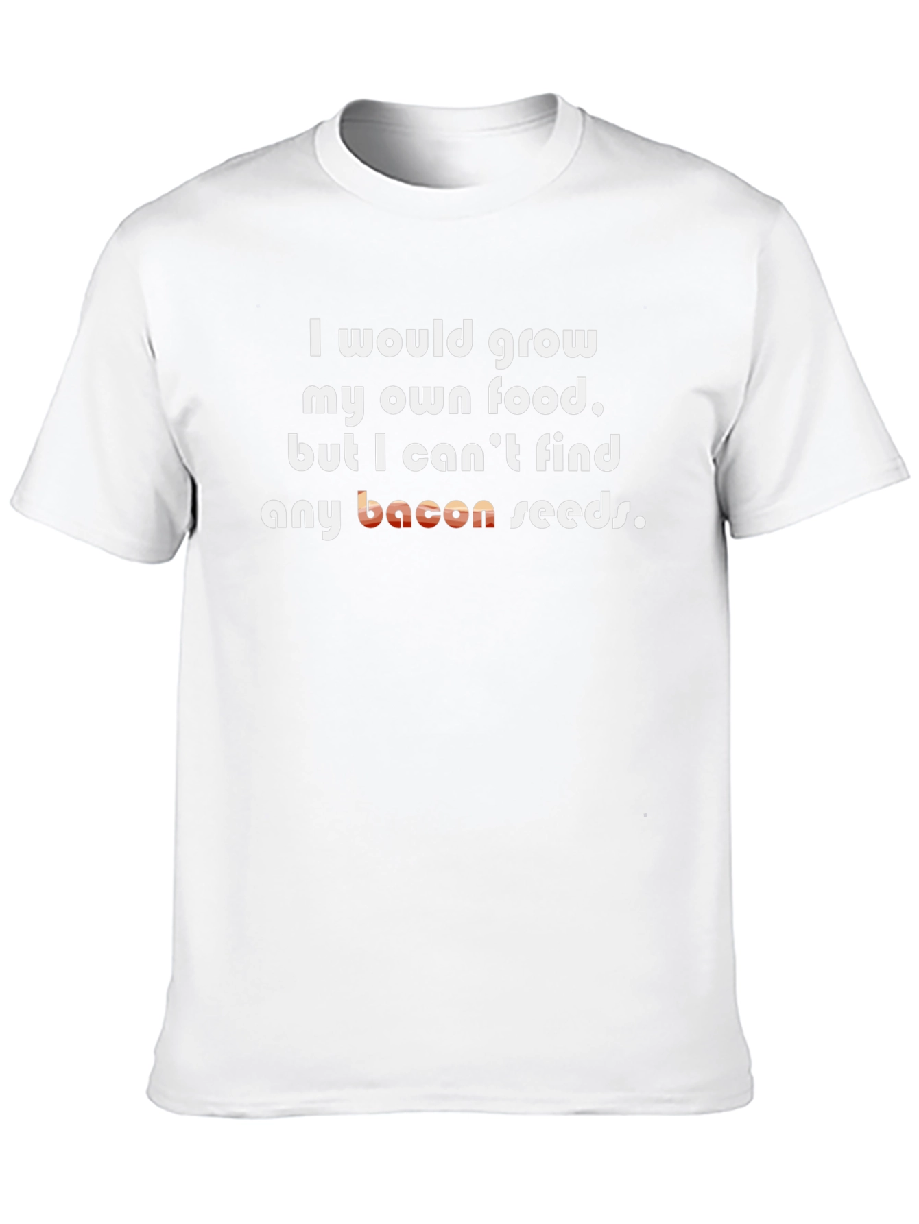 Black Funny Bacon Seeds Graphic Tee view 10