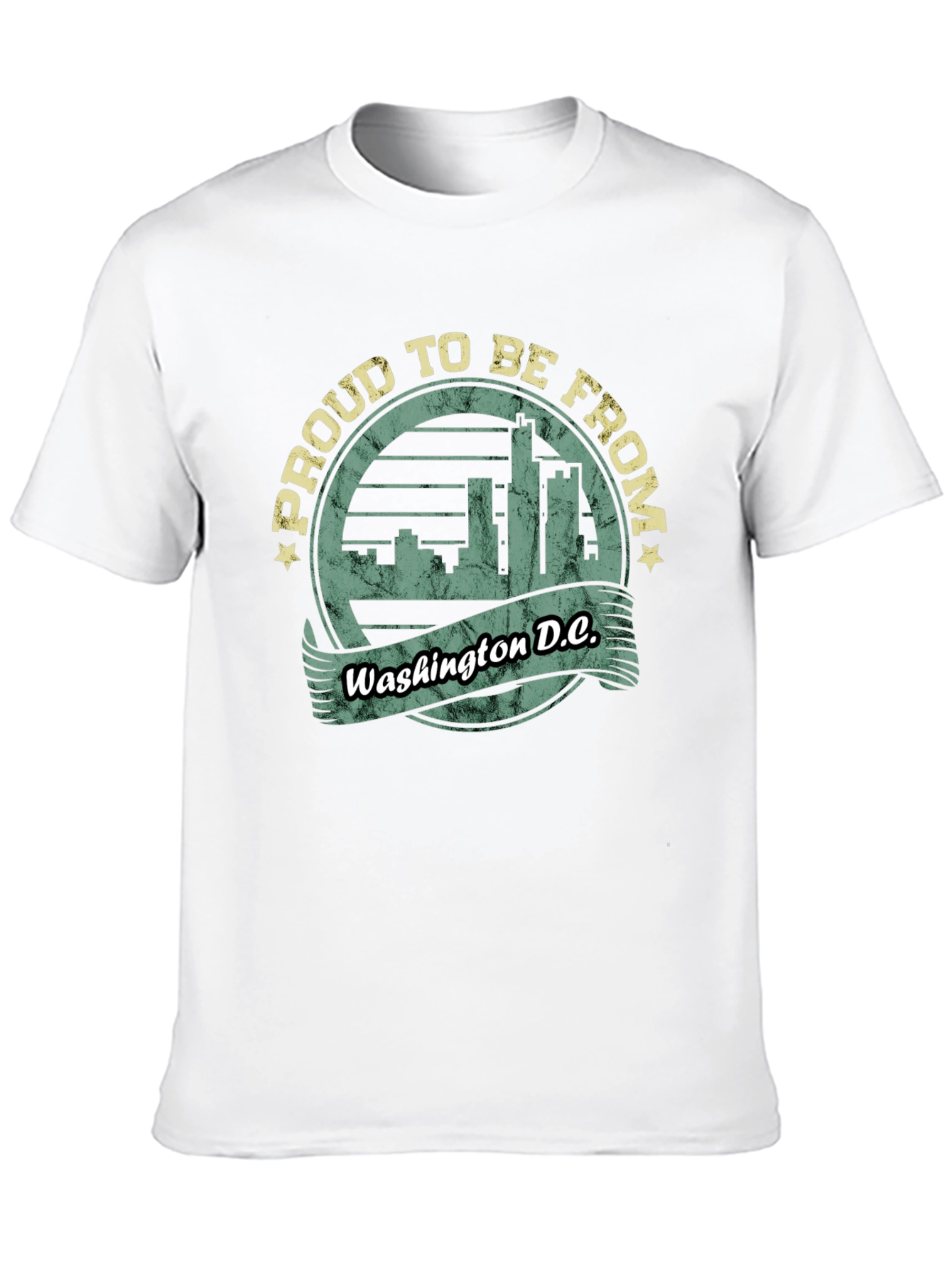 Black Proud Washington D.C. Graphic T-Shirt view 10