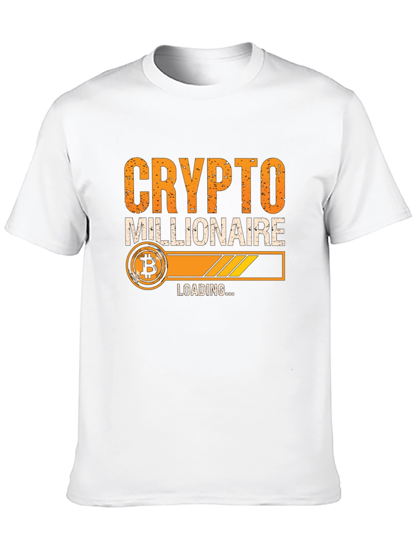 Black Crypto Millionaire Loading Men's T-Shirt view 10