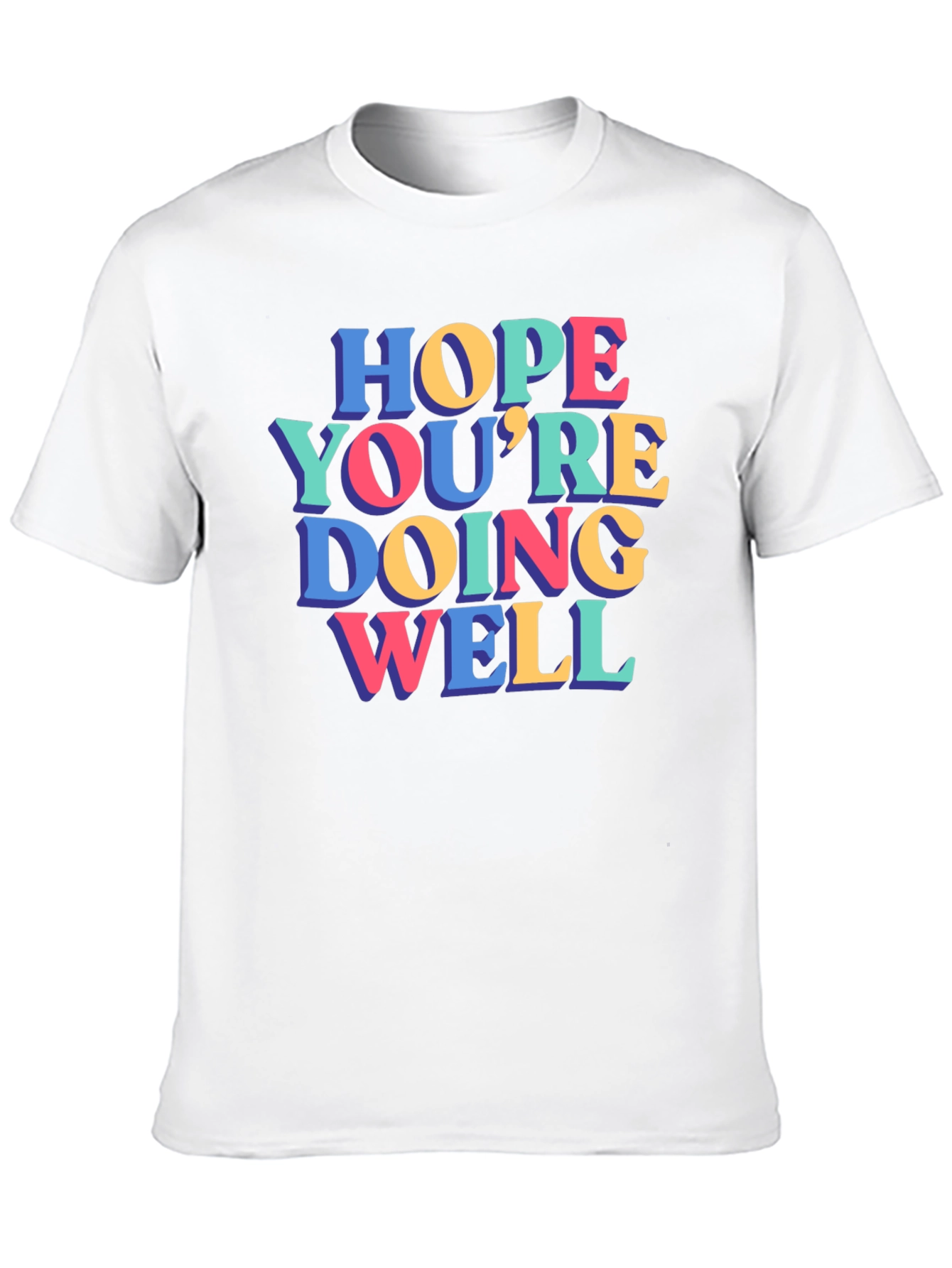Black Hope You're Doing Well Graphic Tee view 10