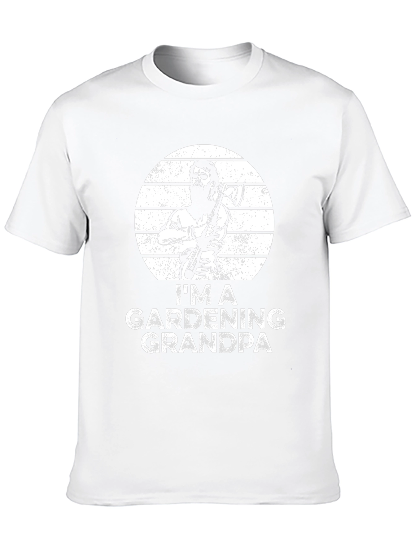 Black Gardening Grandpa Black Graphic Tee view 10