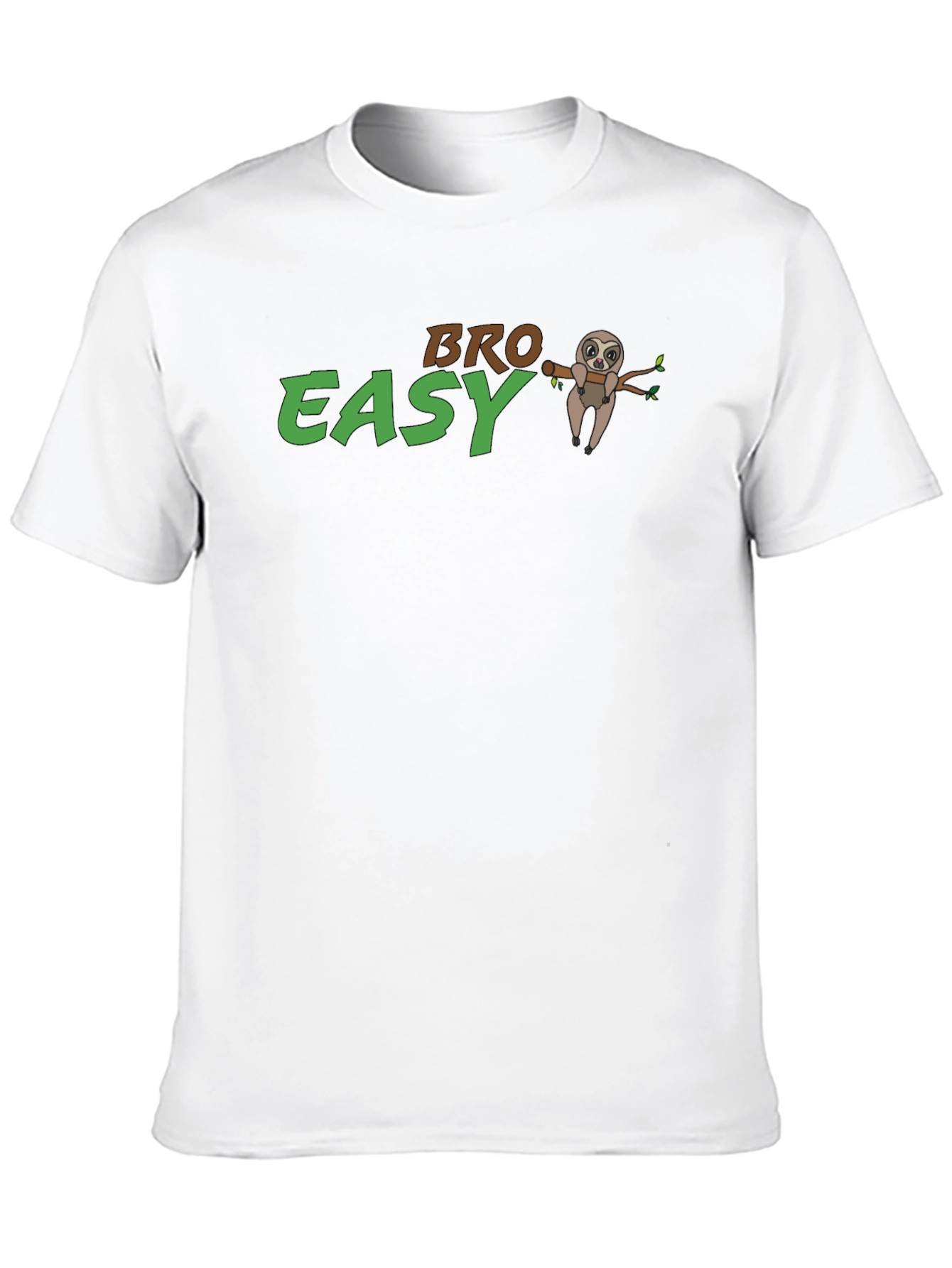 Black Bro Easy Sloth Graphic T-Shirt - Relaxed Fit view 10