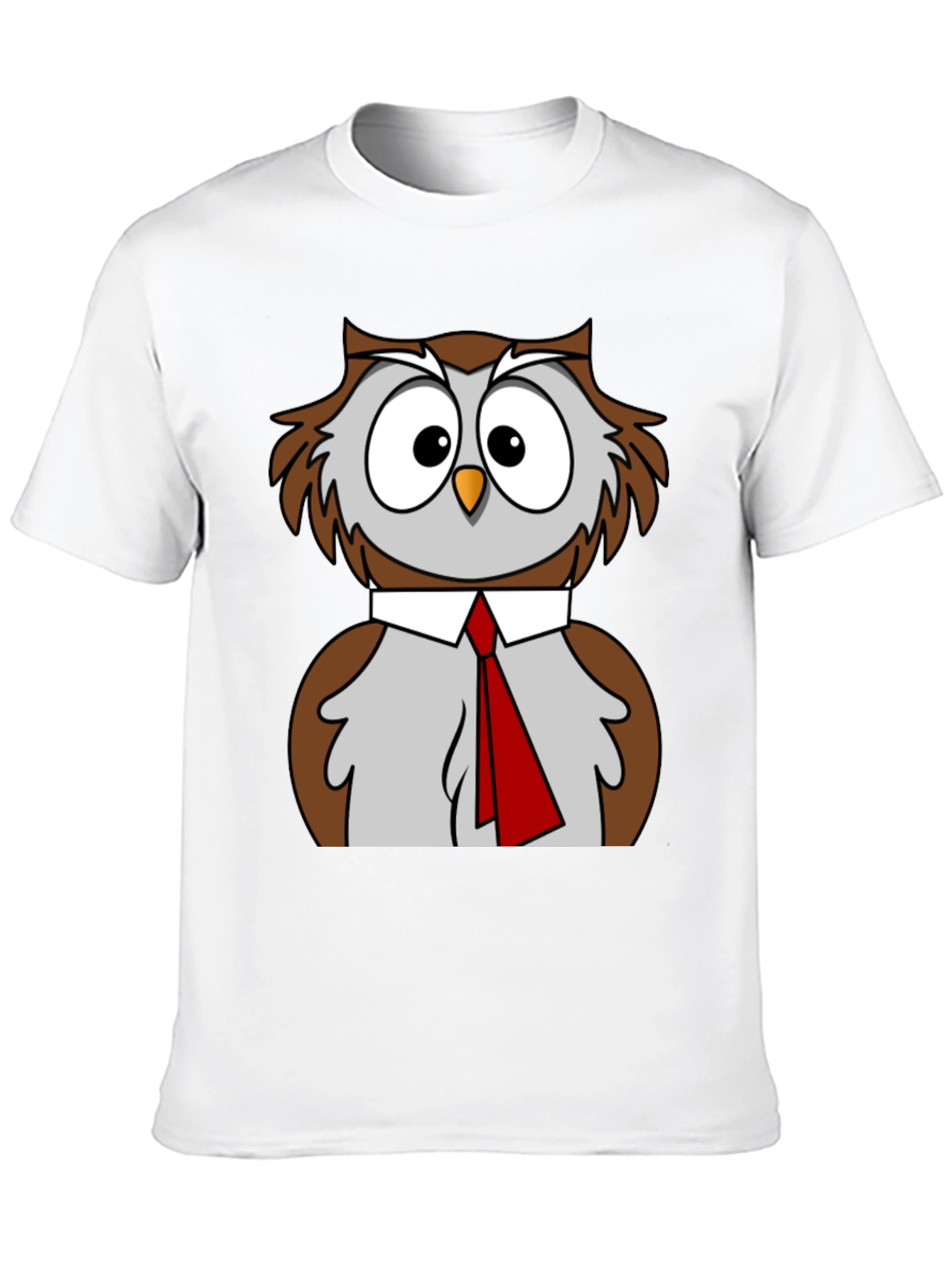 Black Owl T-Shirt Funny Bird Business Casual Tee view 10